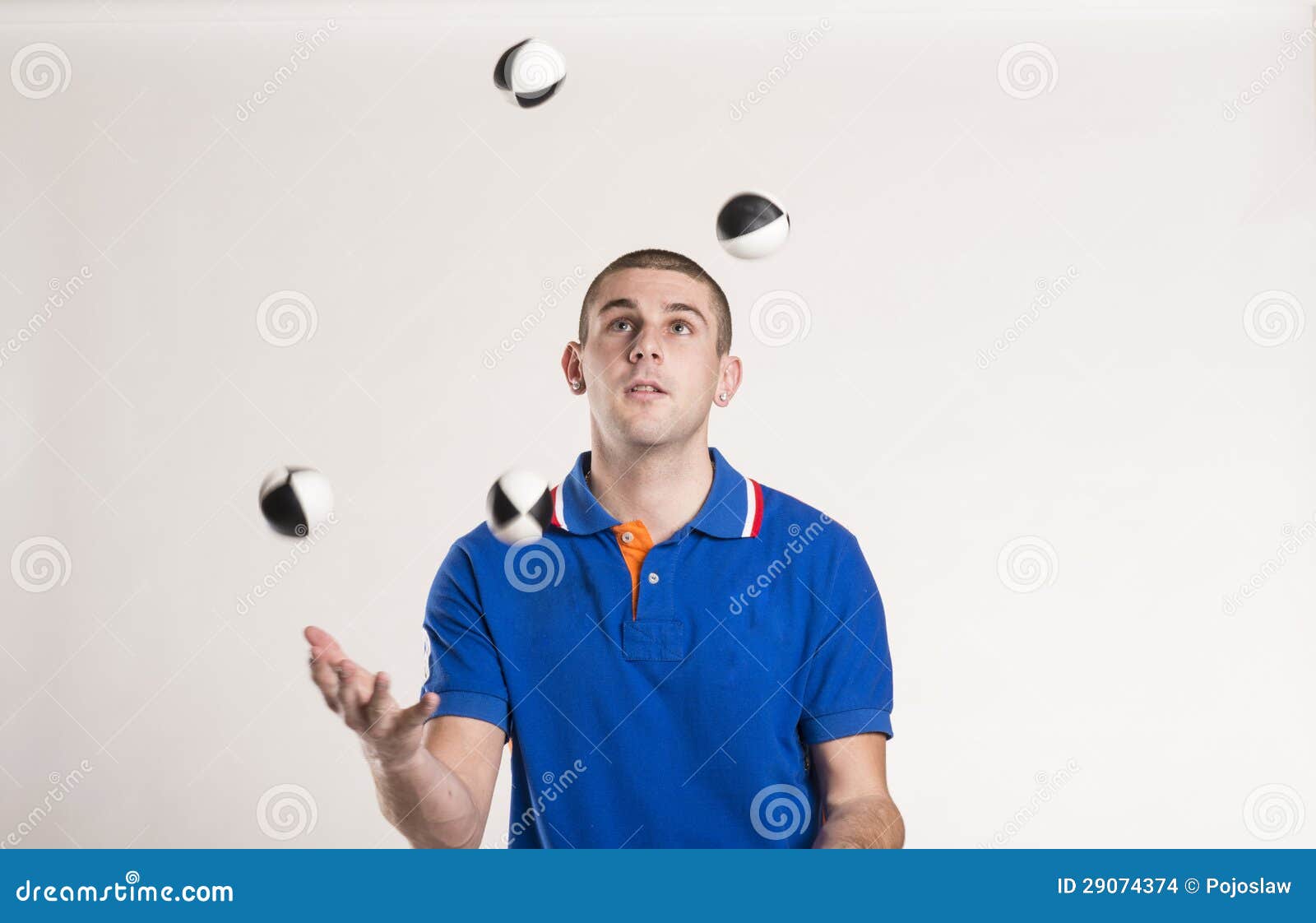 Juggler stock photo. Image of concentration, people, isolated 29074374