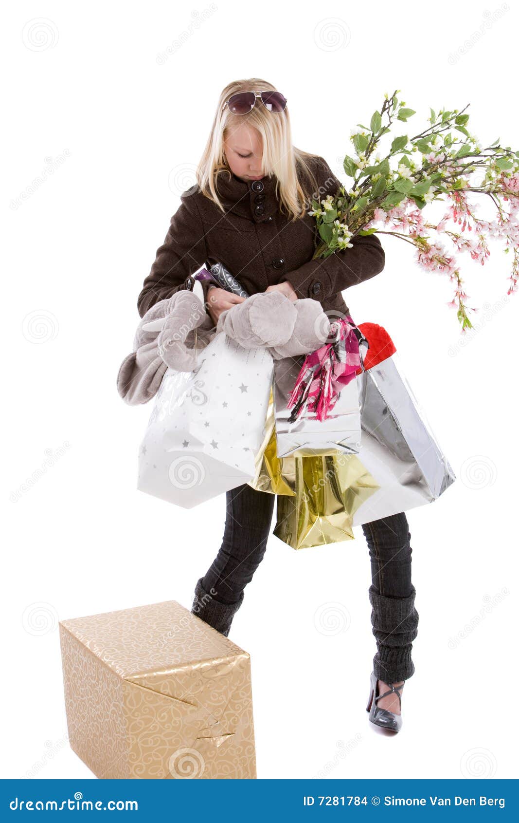 Juggling with bags stock photo. Image of pretty, juggling 7281784