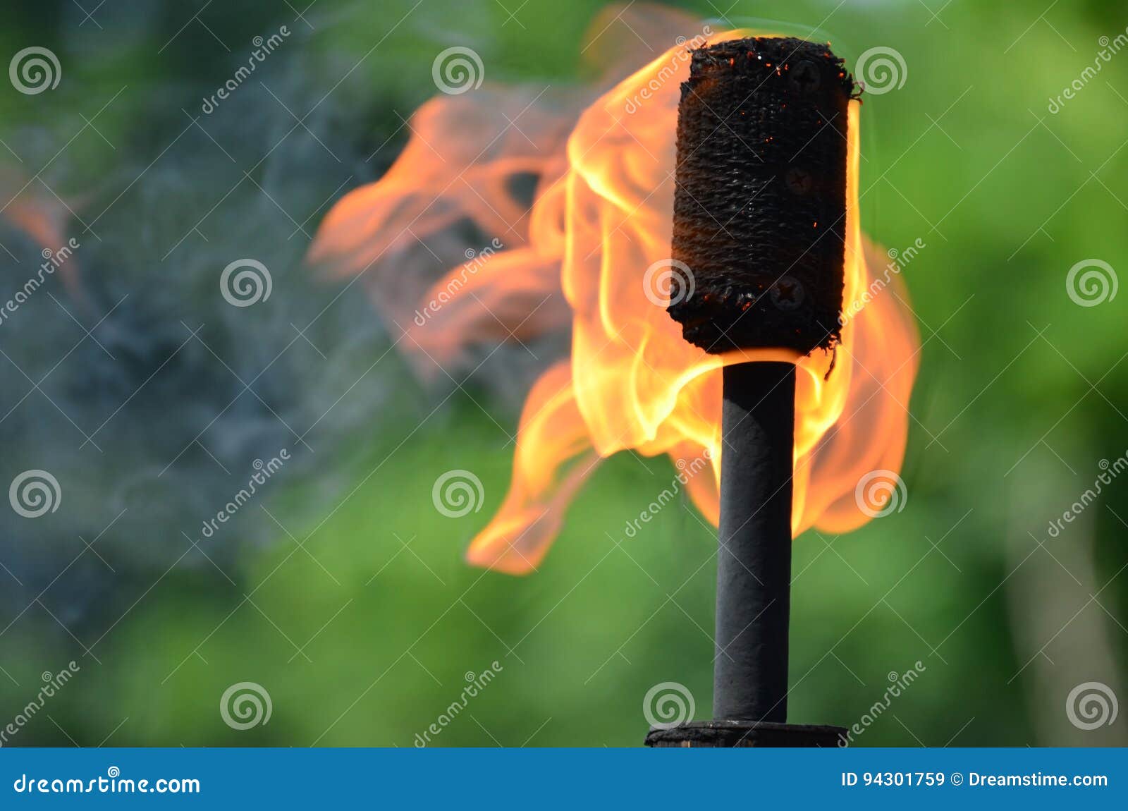 Juggling Fire Torch Stock Image Image Of Close Sport 94301759