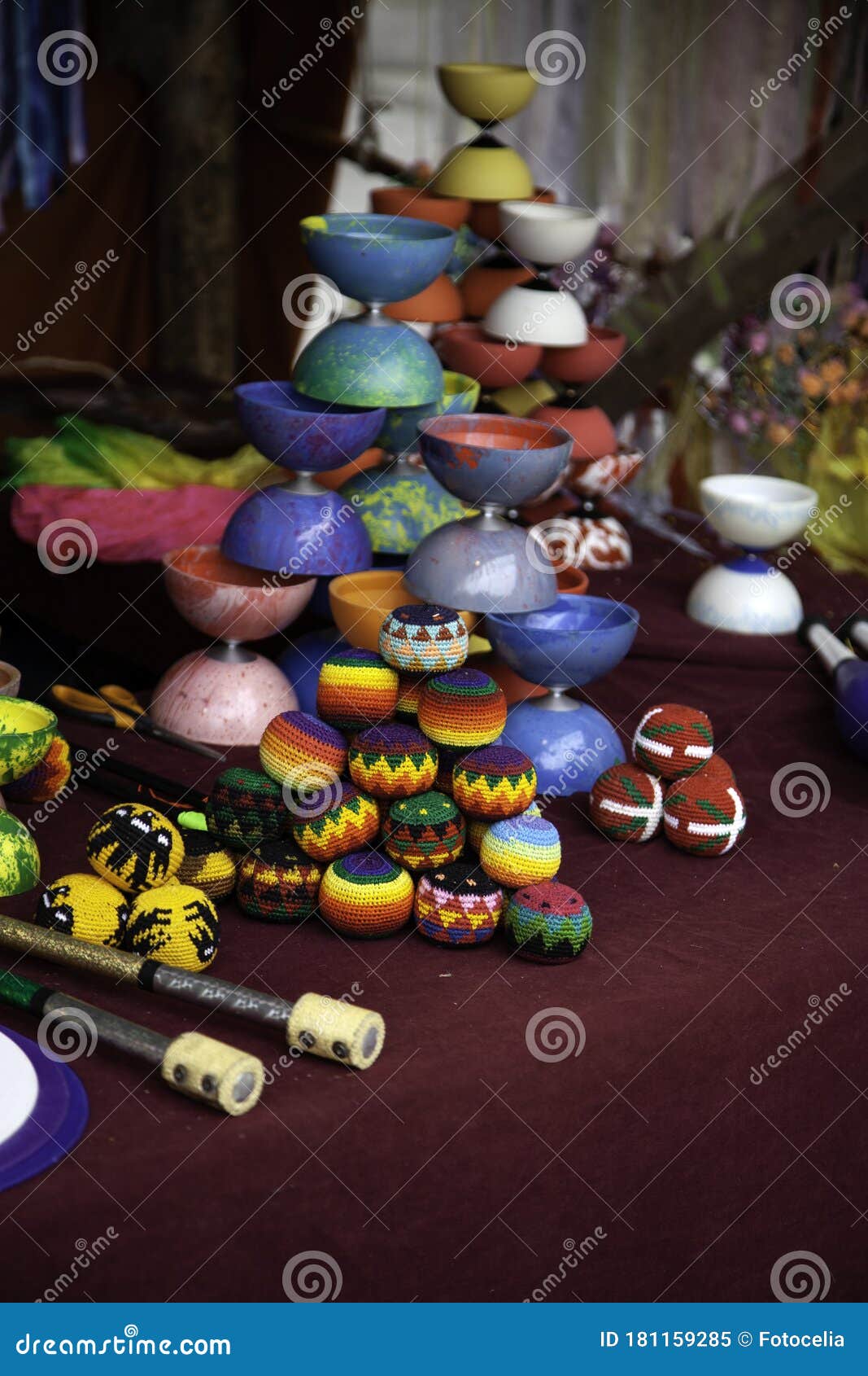 Juggling objects shop stock image. Image of recreation 181159285