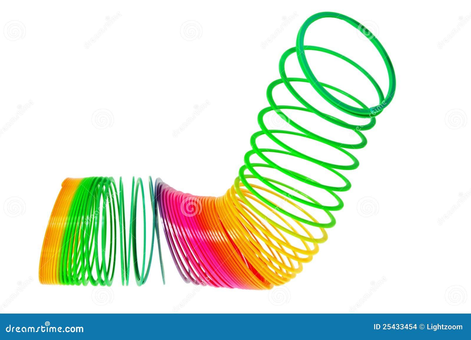 Juguete Del Muelle En Espiral Imagen de archivo editorial - Imagen de  objeto, juego: 25433454