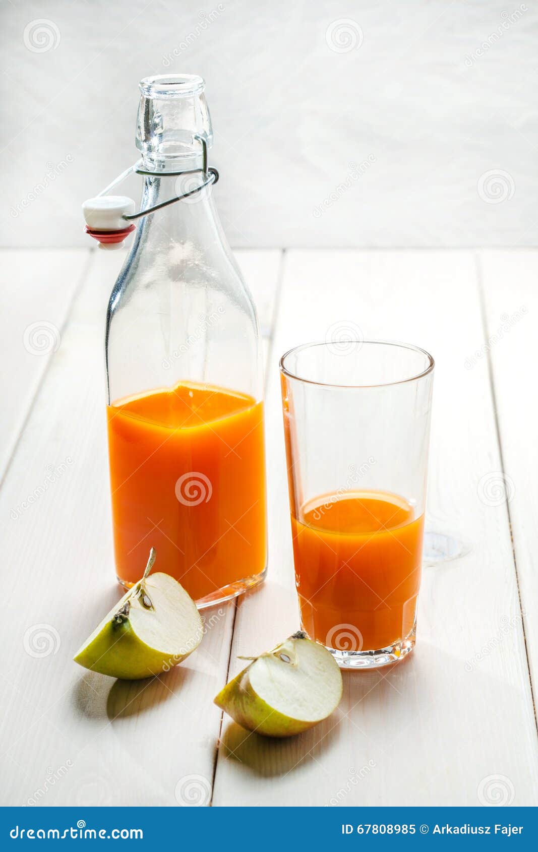 Juice of Apples and Red Grapefruit. Stock Image Image of cocktail