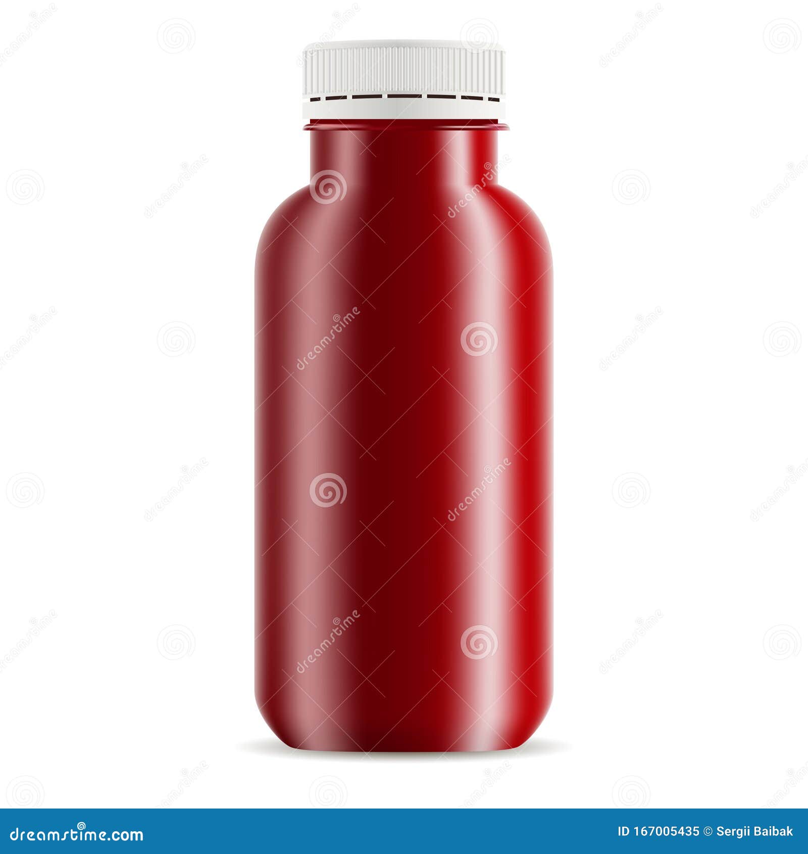 Download Juice Bottle Mockup Realistic 3d Illustration Stock Vector Illustration Of Yogurt Natural 167005435
