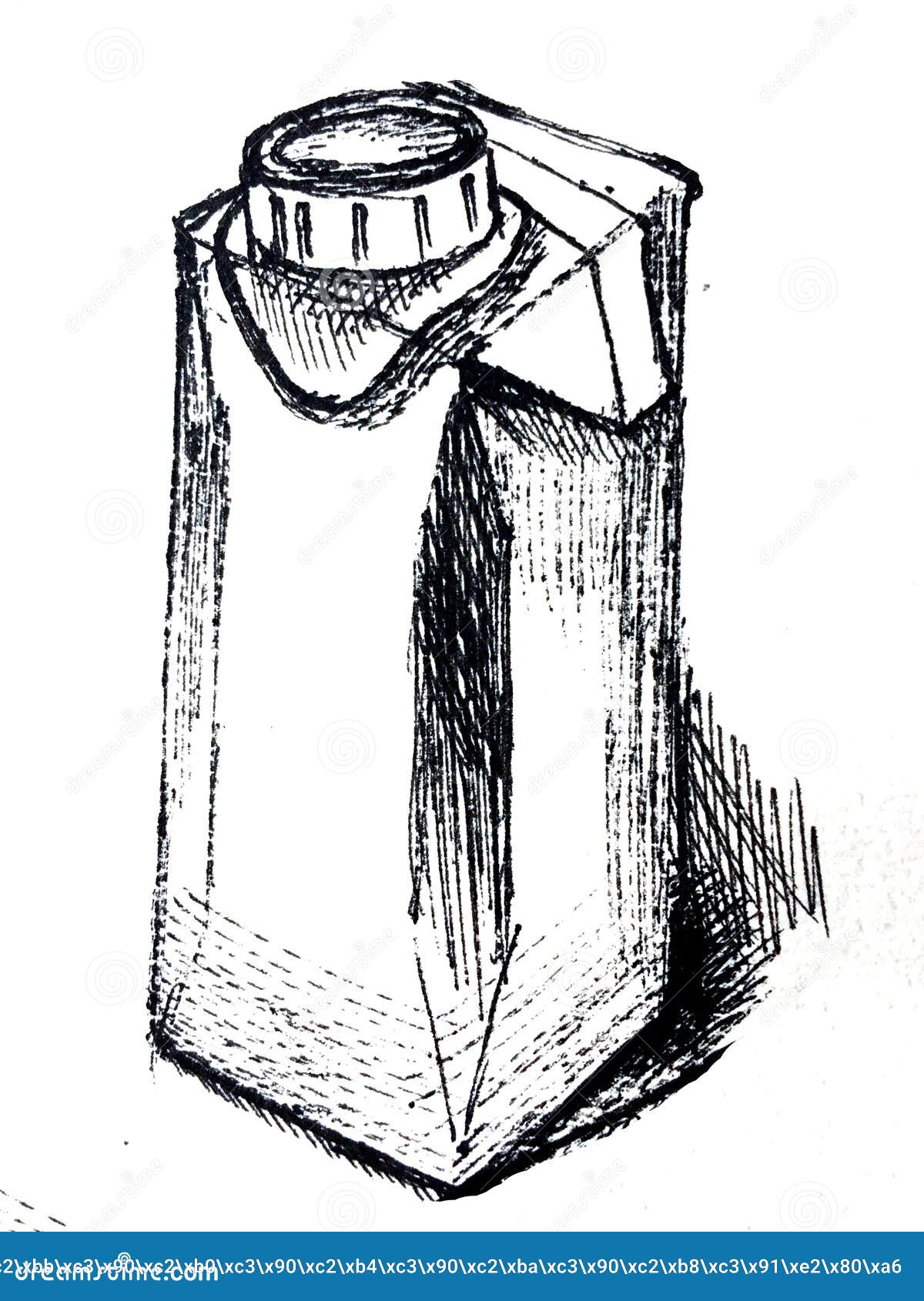 Juice Box, Can Be Used As an Illustration Stock Illustration