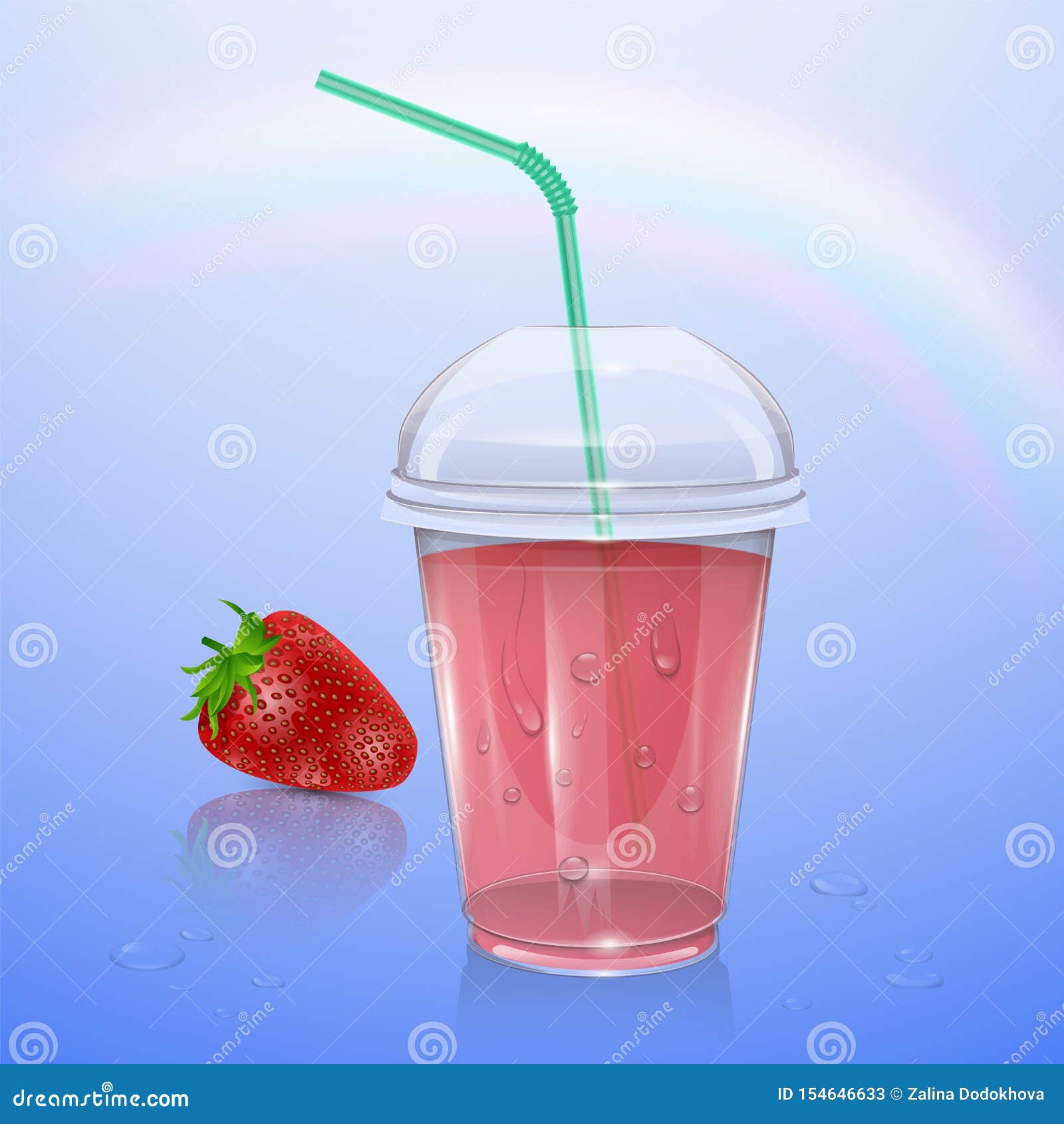 Download Juice Mockup, Smoothie Cup Isolated On Transparent Background, 3d Illustration. Realistic ...