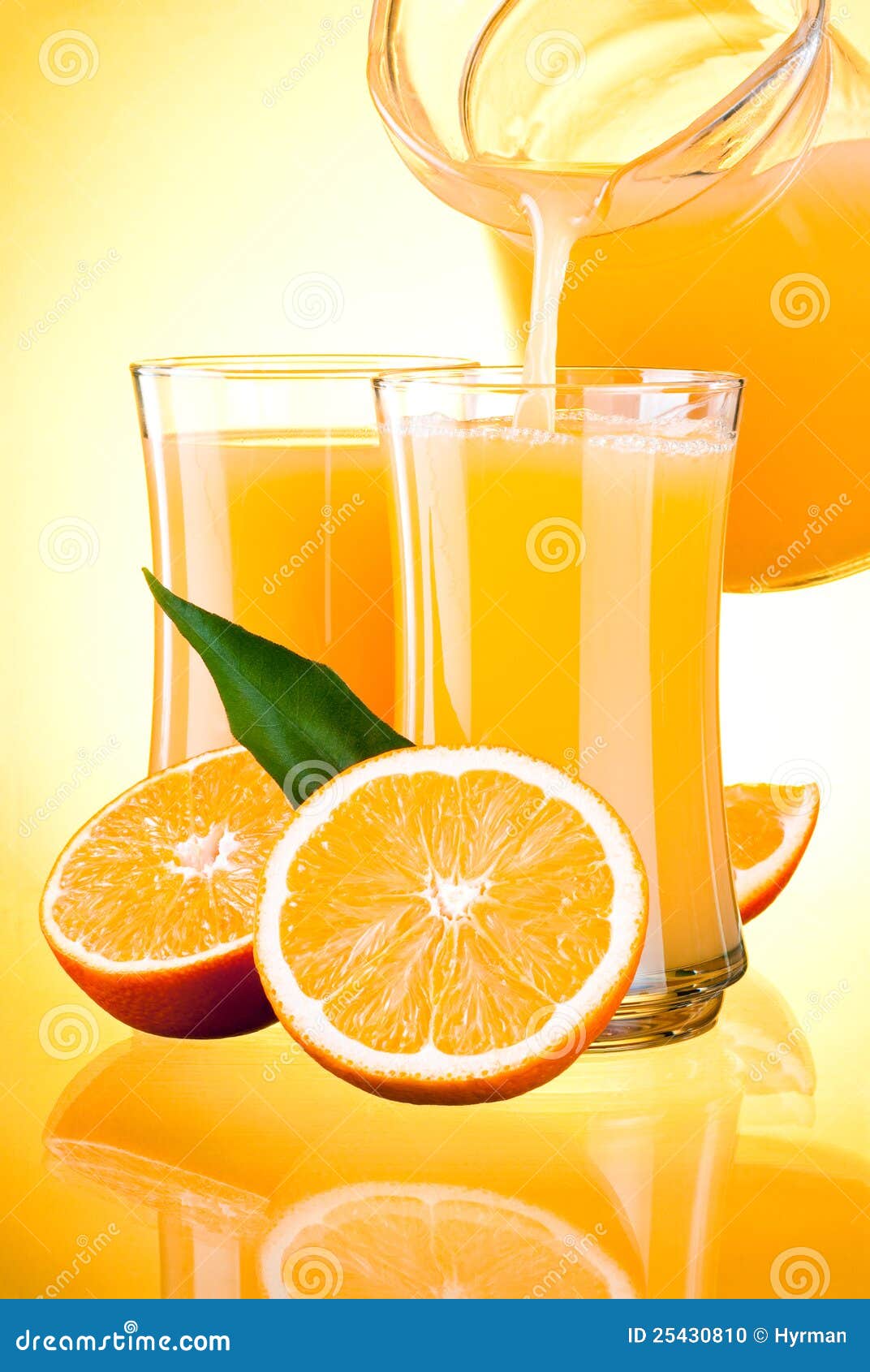 Juice To Pour from Pitcher, Oranges with Leaves Stock Photo Image of