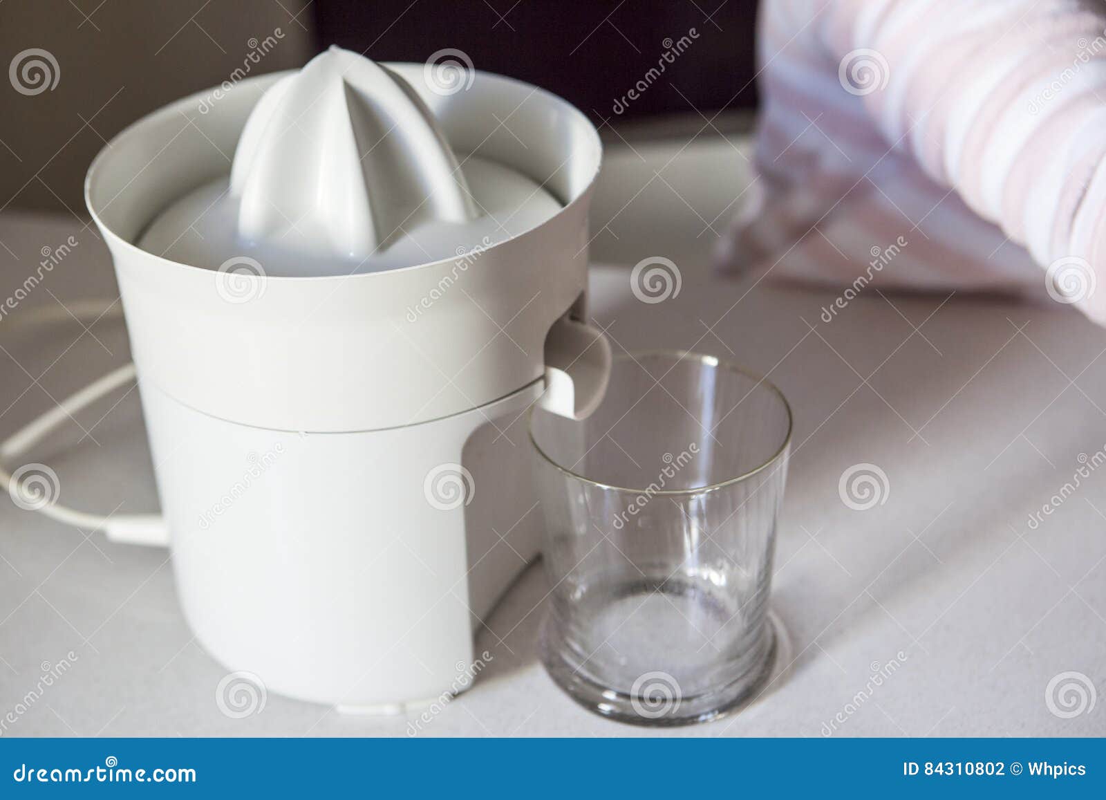Juicer with glass stock photo. Image of drink, juicer 84310802