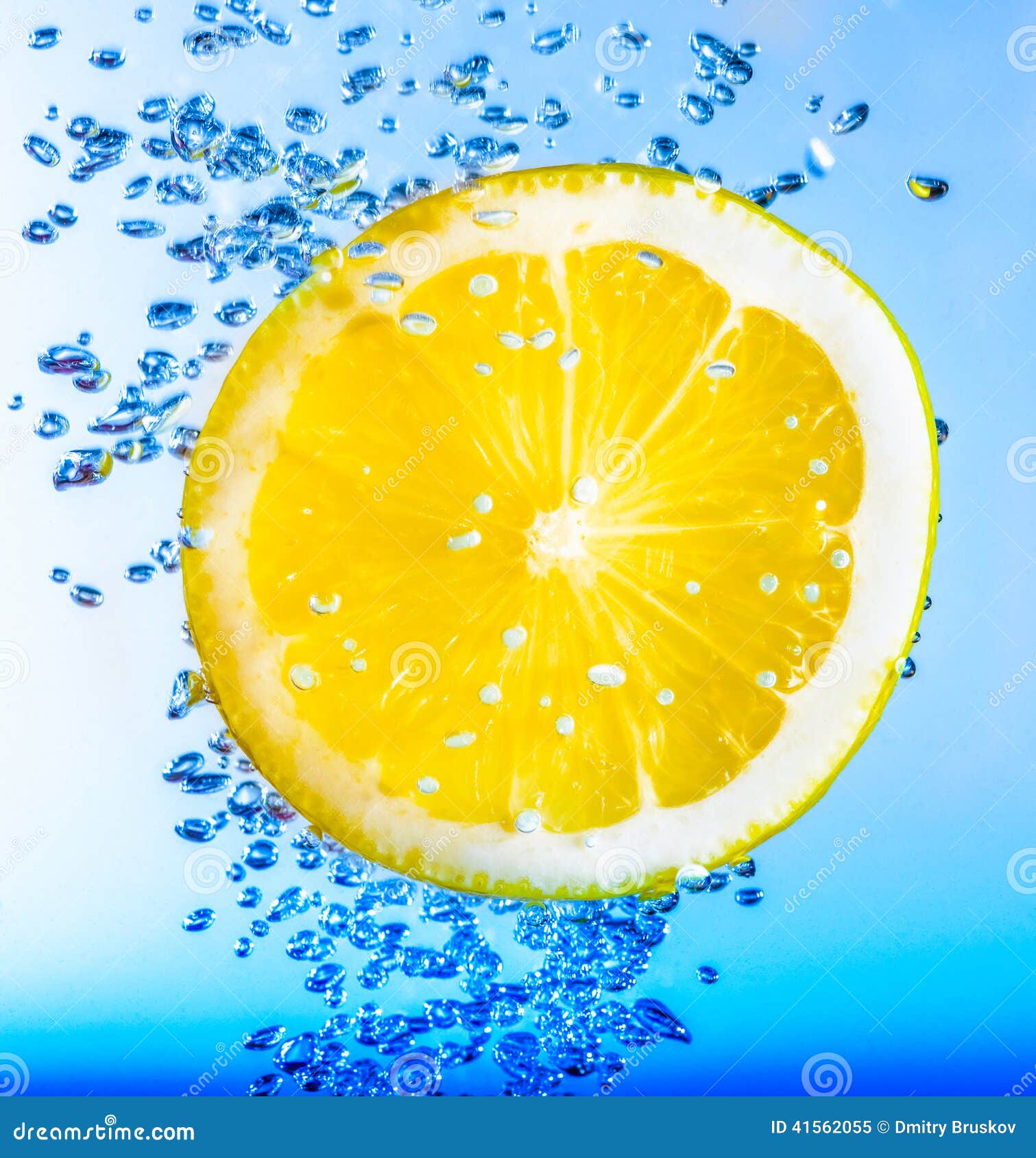 Juicy lemon water bubbles stock image. Image of health 41562055
