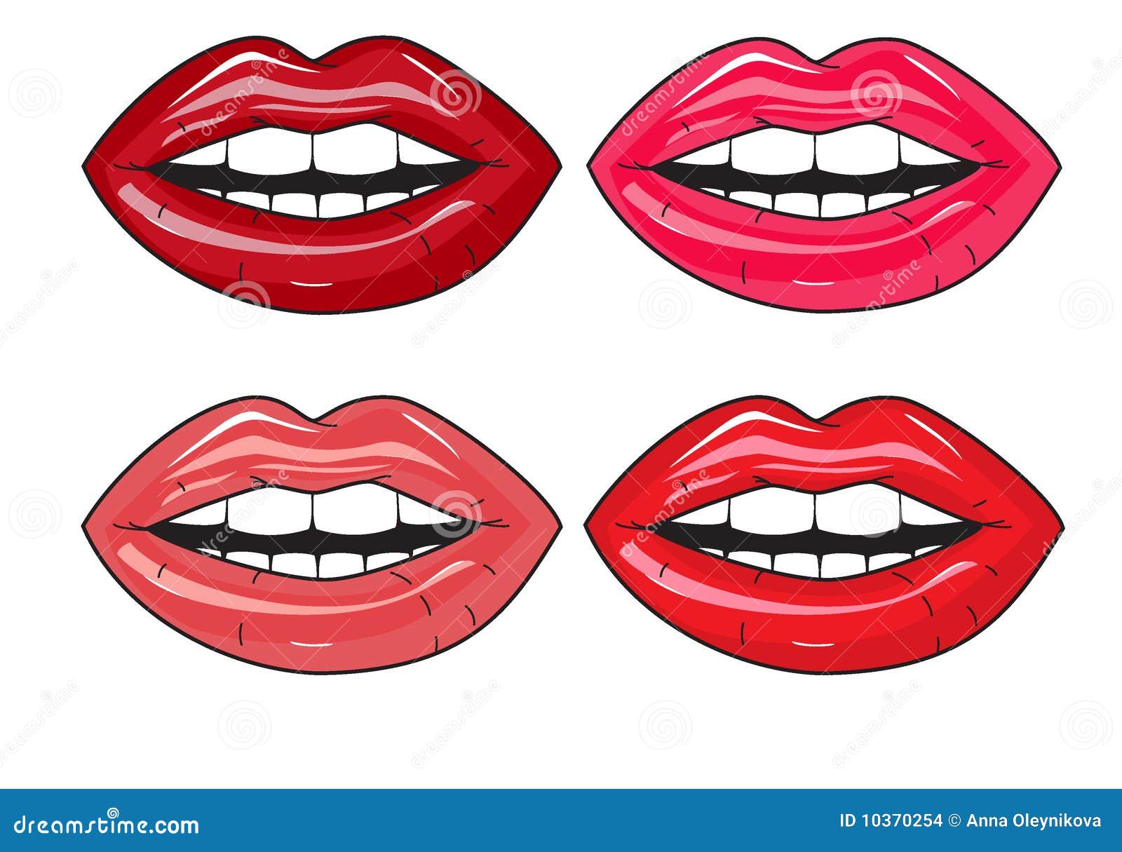 Juicy Lips Vector Illustration 10370254