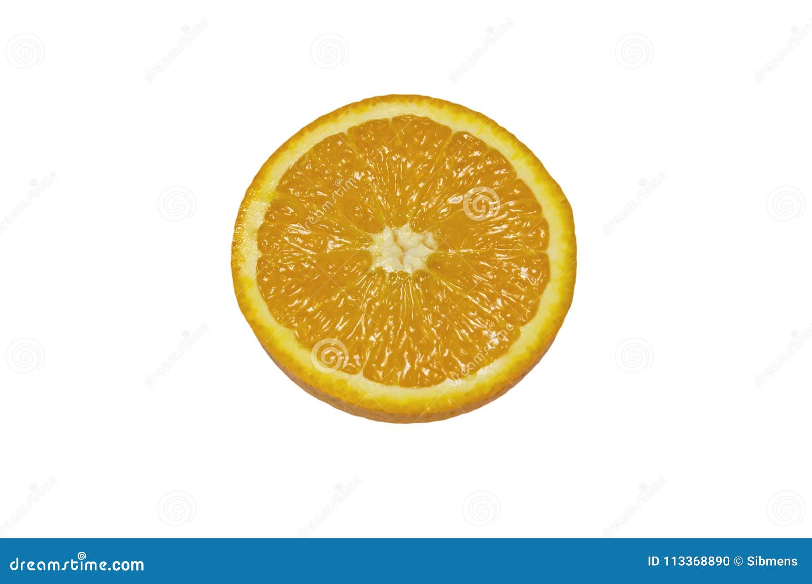 Juicy Orange Cut in Half on White Background Stock Photo Image of
