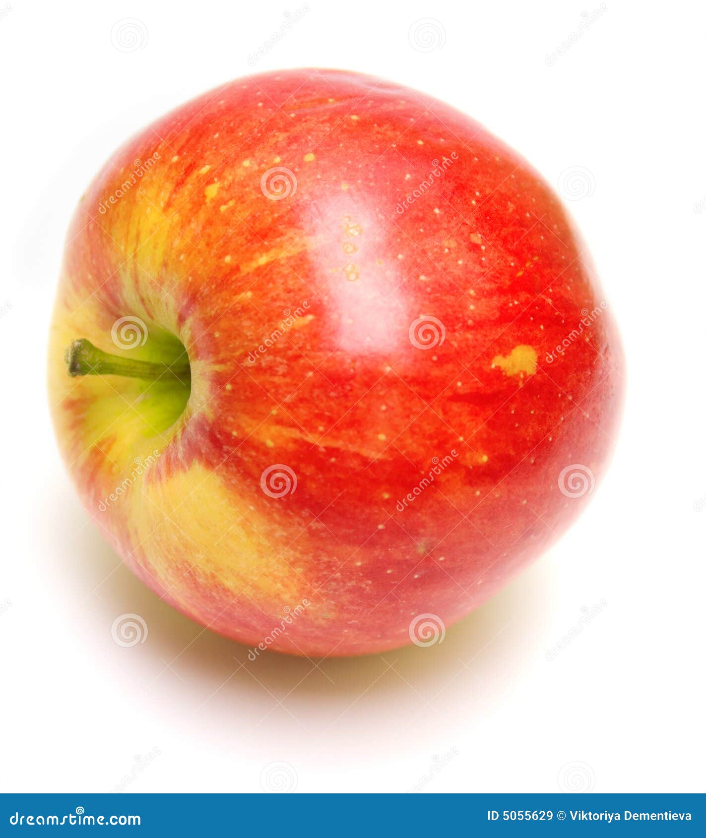 Juicy red apple stock image. Image of food, isolated, fresh 5055629