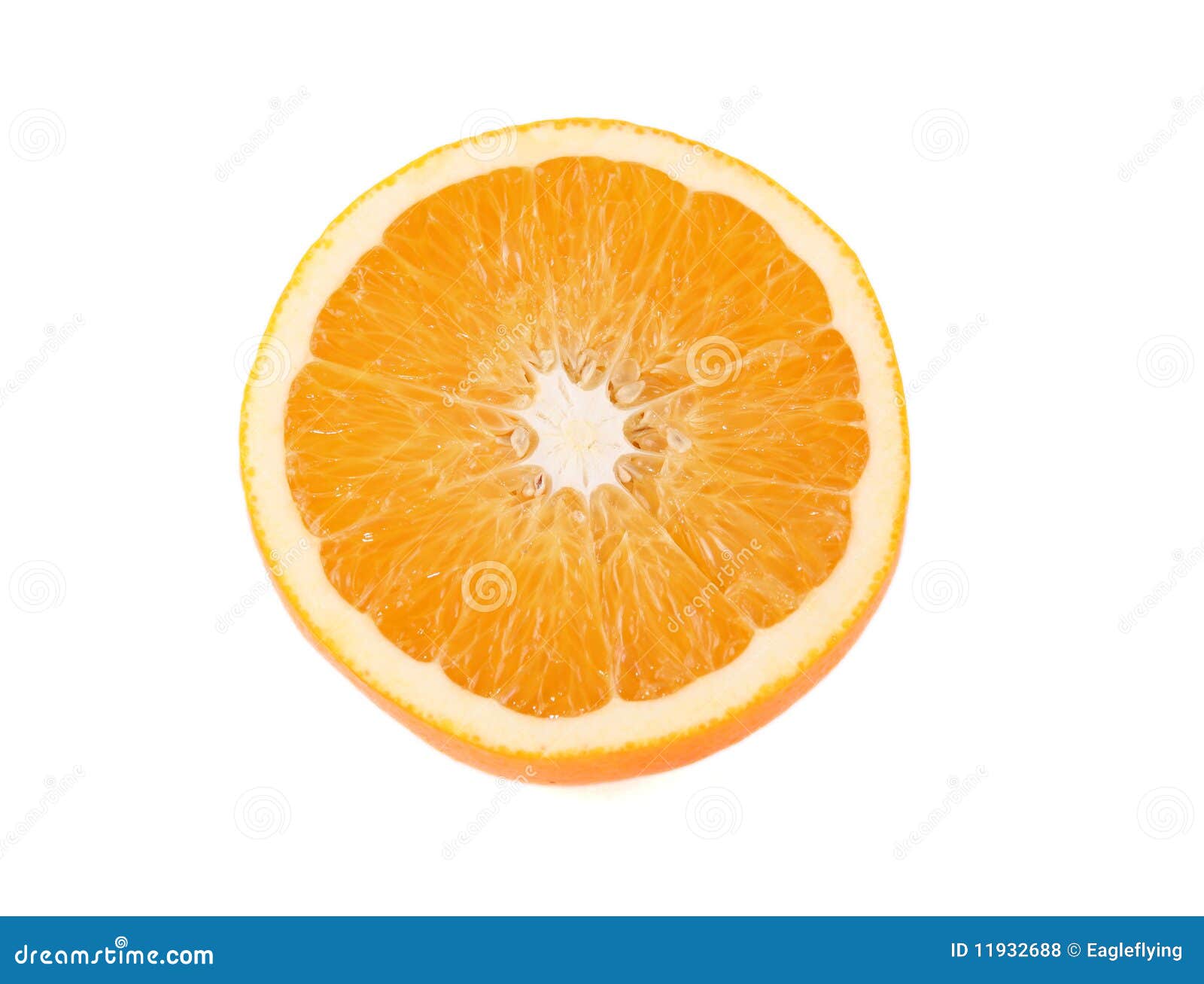 Juicy sweet orange half stock photo. Image of sweet, vitamines 11932688