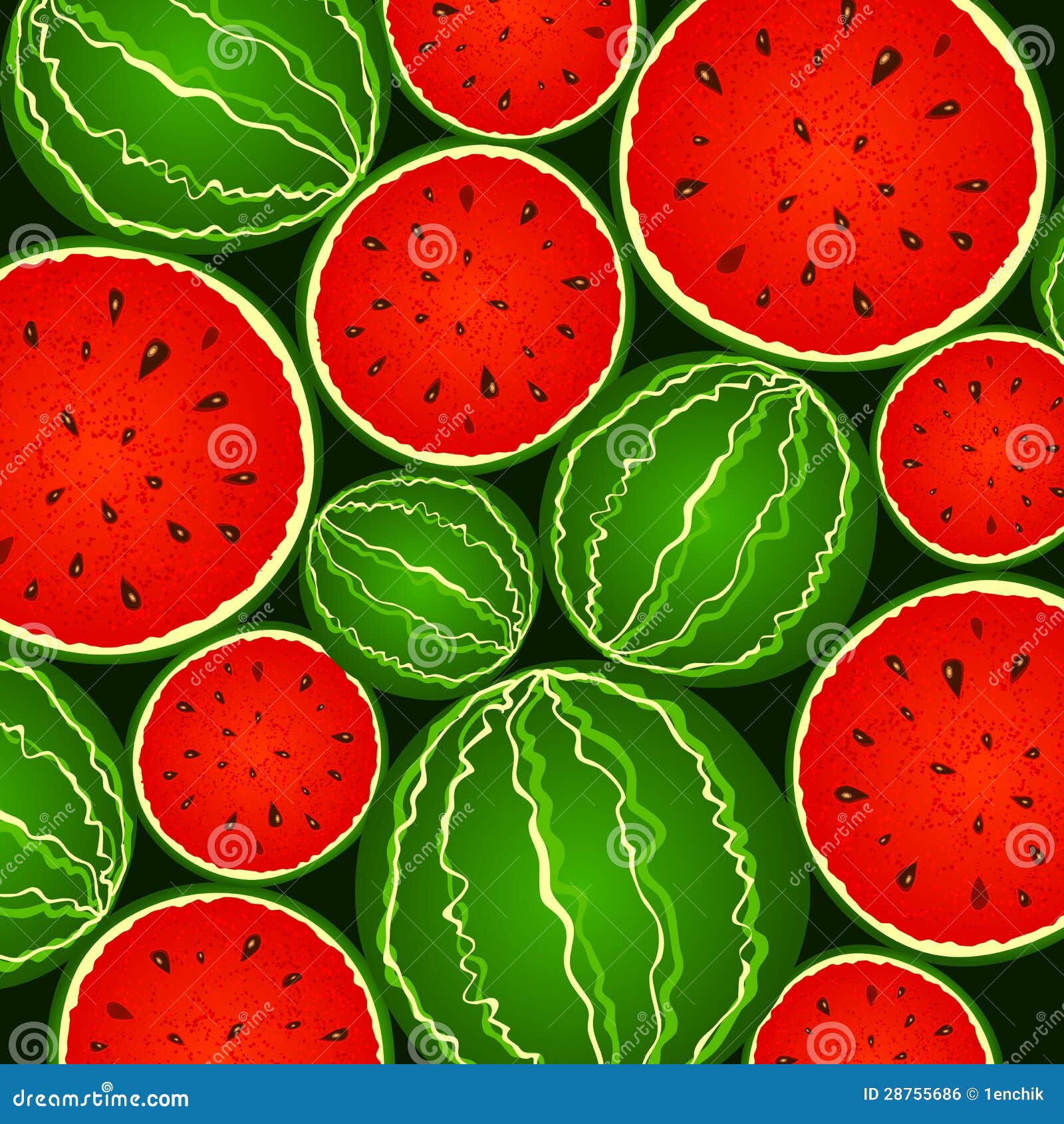 Juicy Watermelon Background Royalty Free Stock Image 