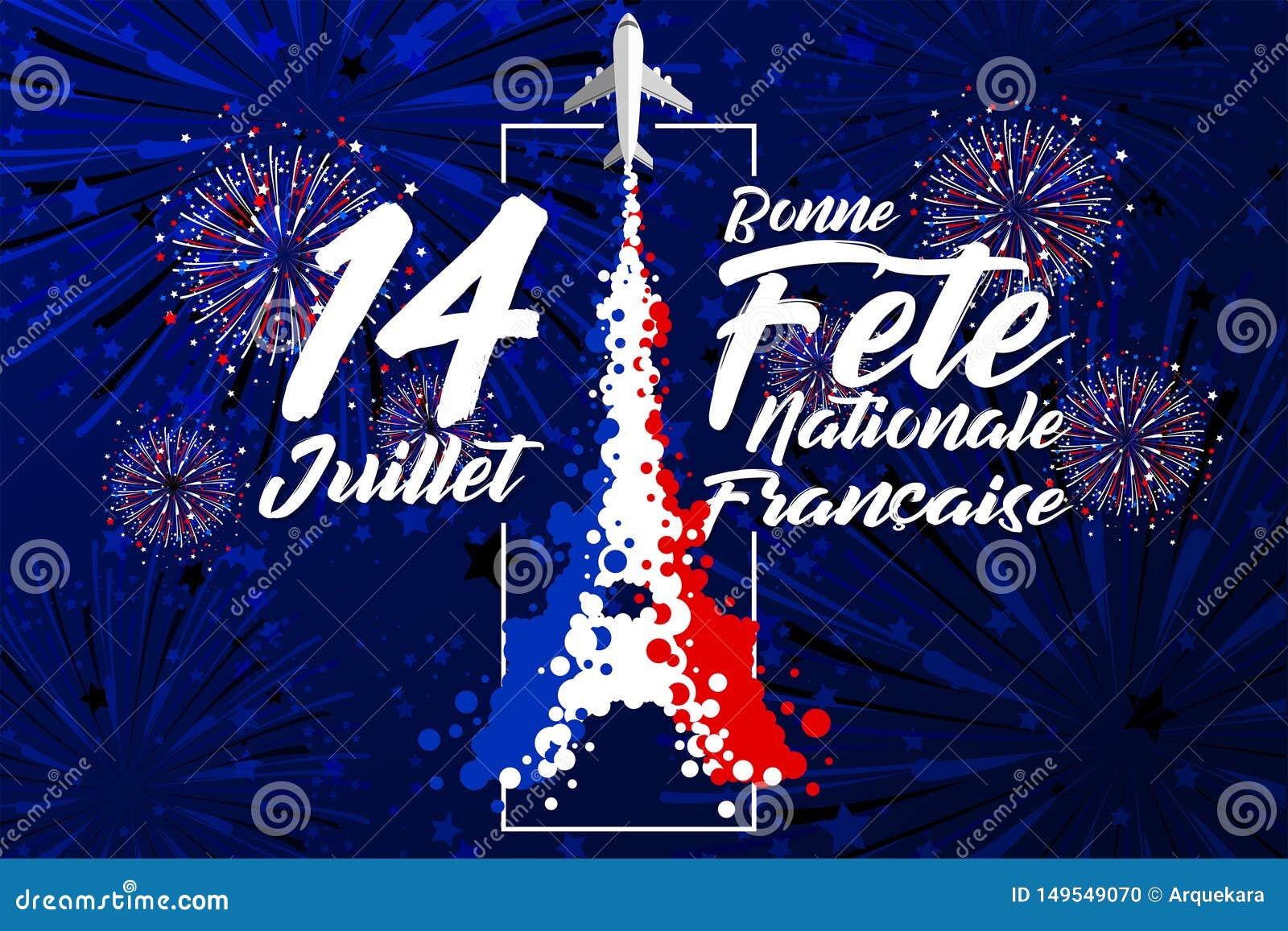 `14 juillet - bonne fÃÂªte nationale franÃÂ§ais` is the words for celebrate french bastille day in 14th july