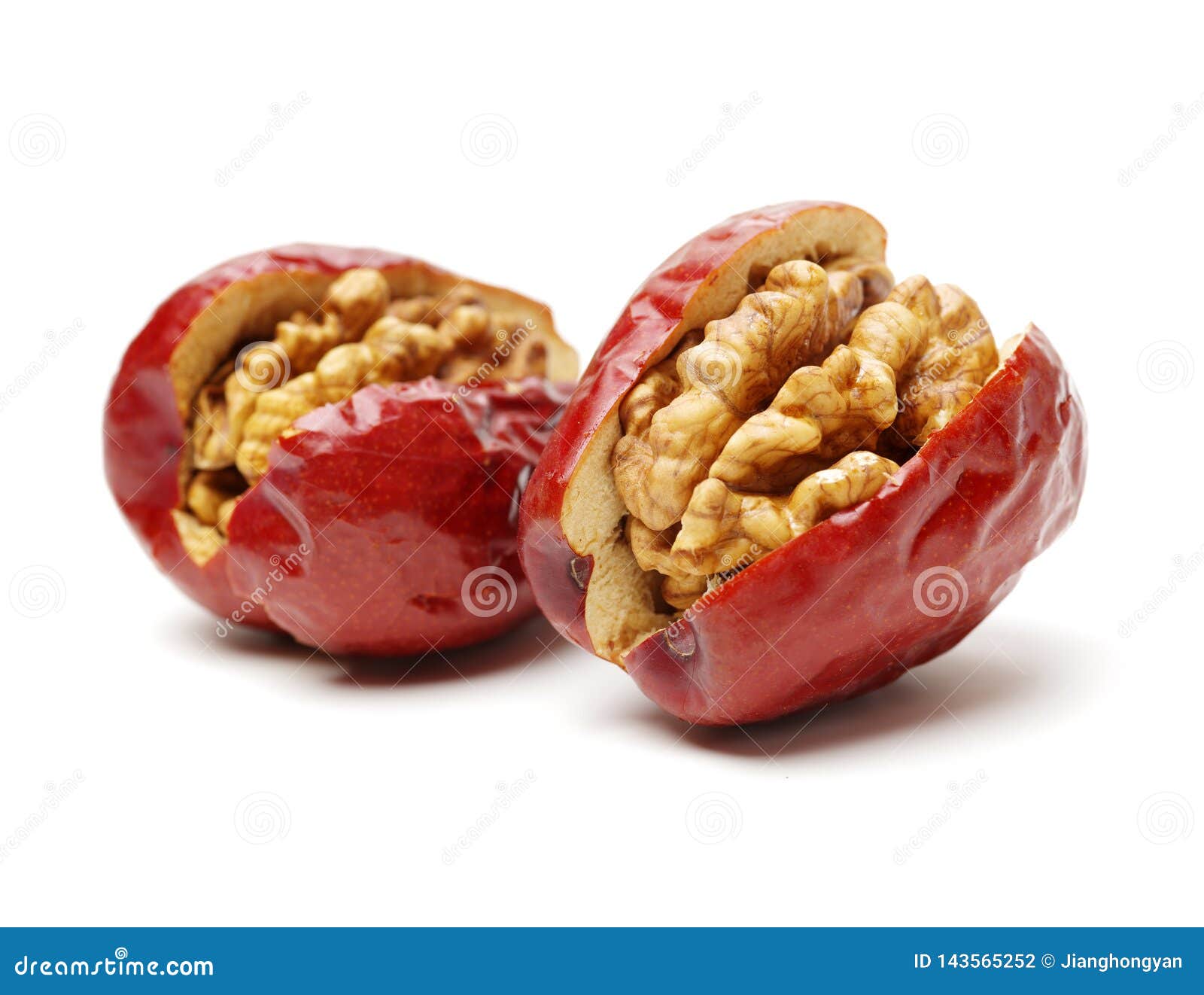 Jujube walnut stock photo. Image of nutrition, fruit 143565252