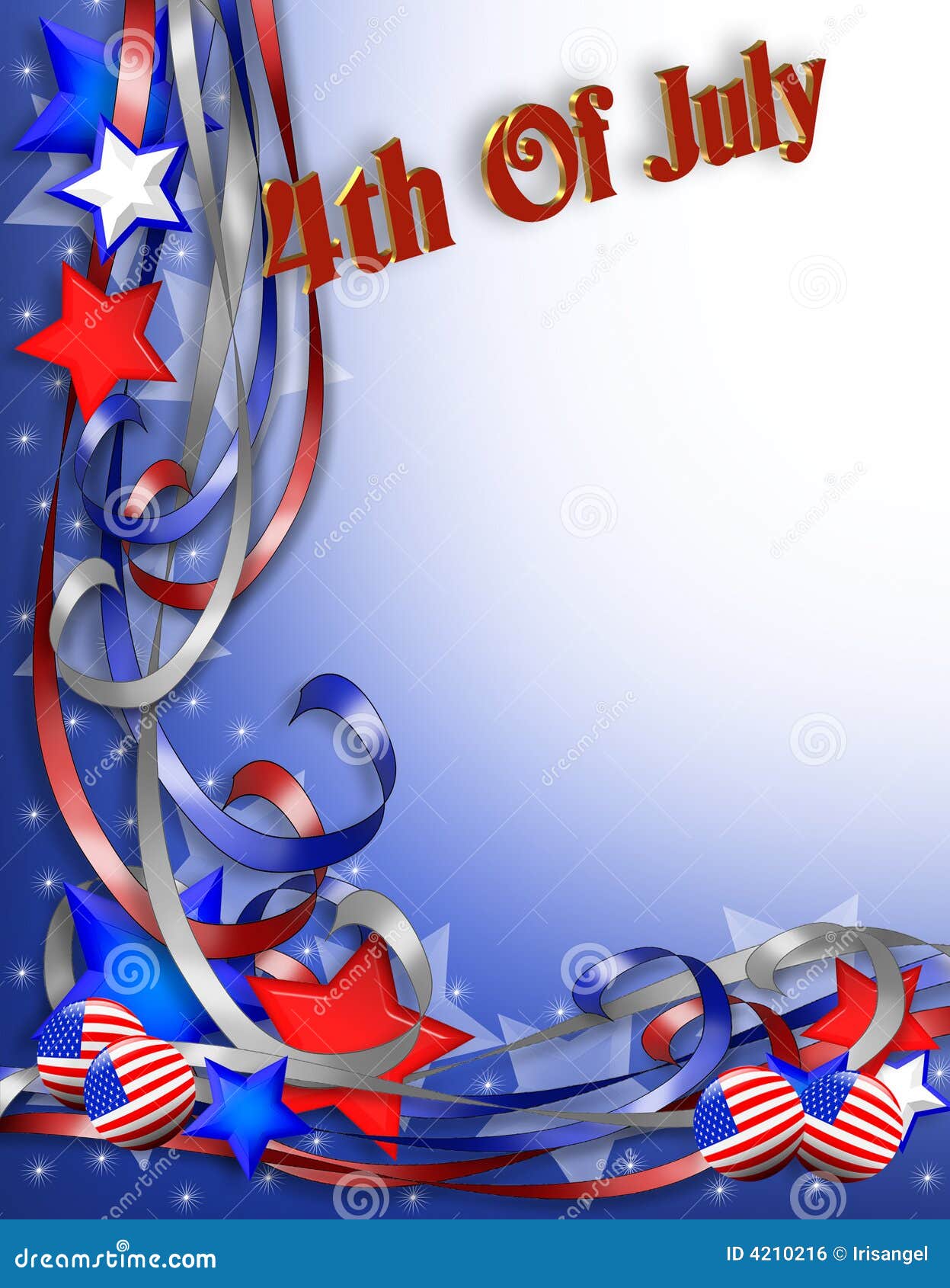 July 4th Patriotic Background Stock Illustration - Illustration of  politics, celebrate: 4210216