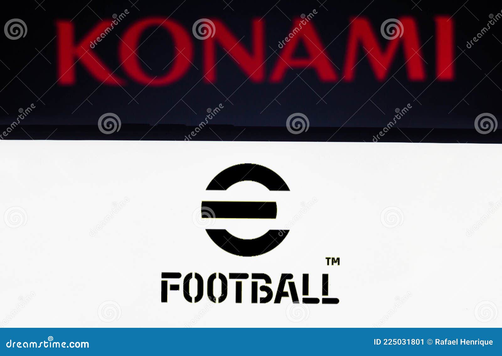 July 21 21 Brazil In This Photo Illustration The Efootball Logo Game Seen Displayed On A Smartphone Konami Reveals That Pro Editorial Photo Image Of Company Page