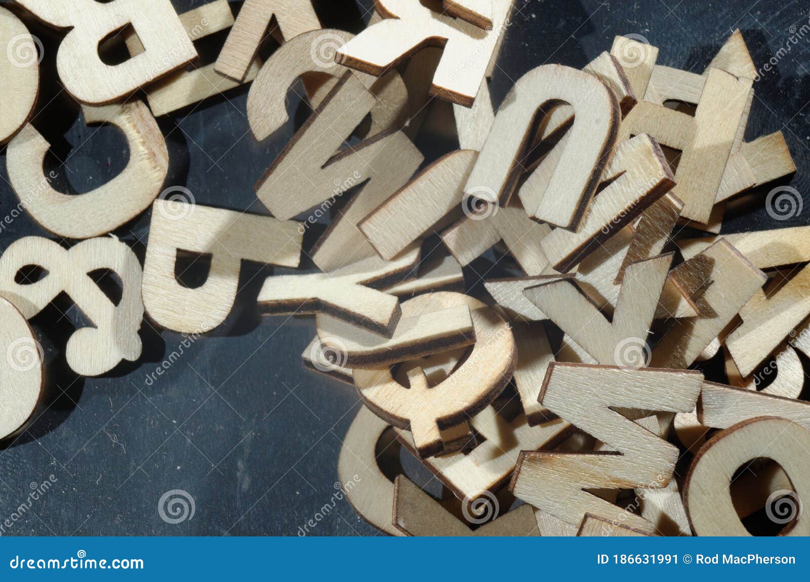 jumbled pile of letters