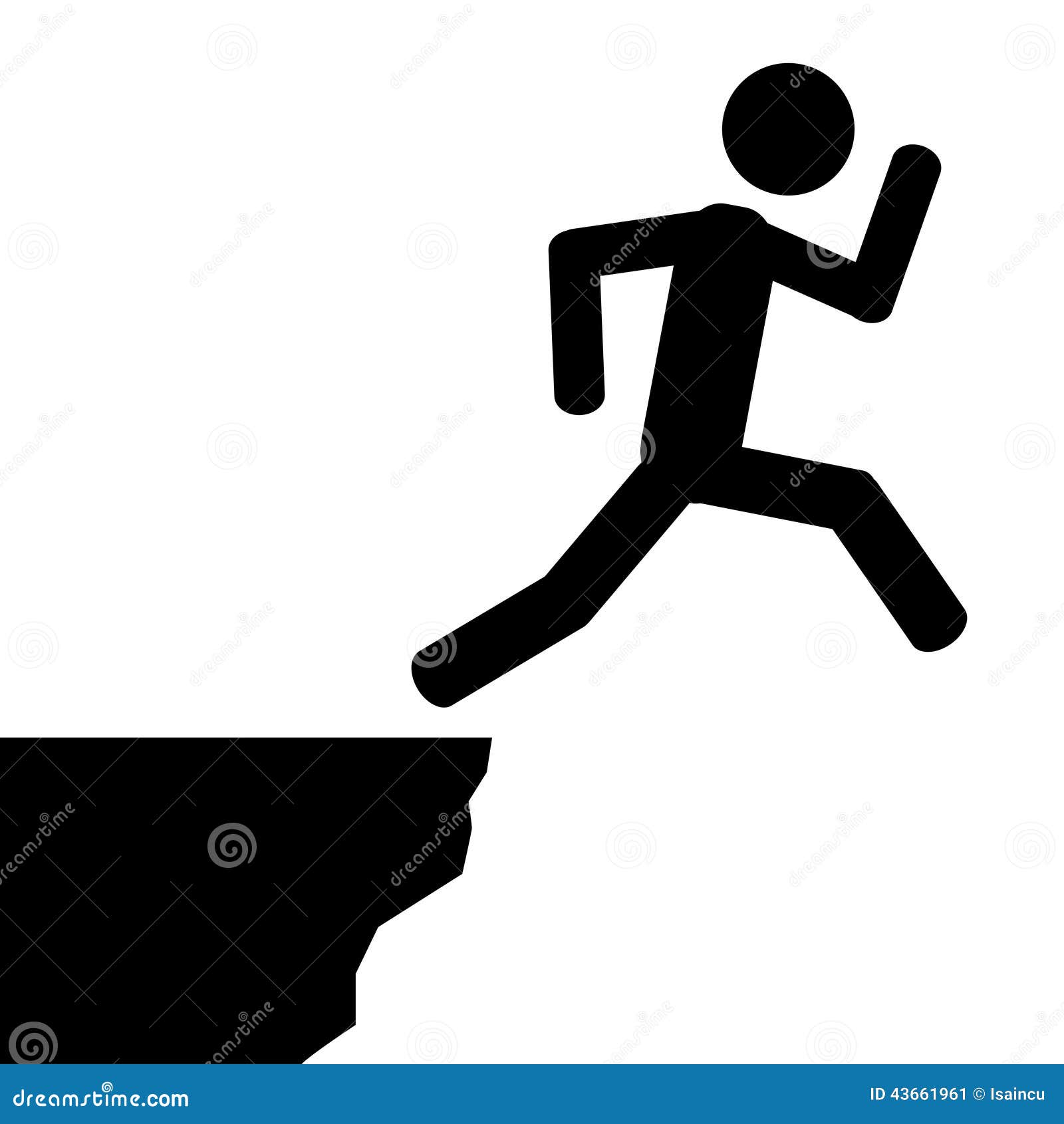 Falling Off Cliff Clip Art