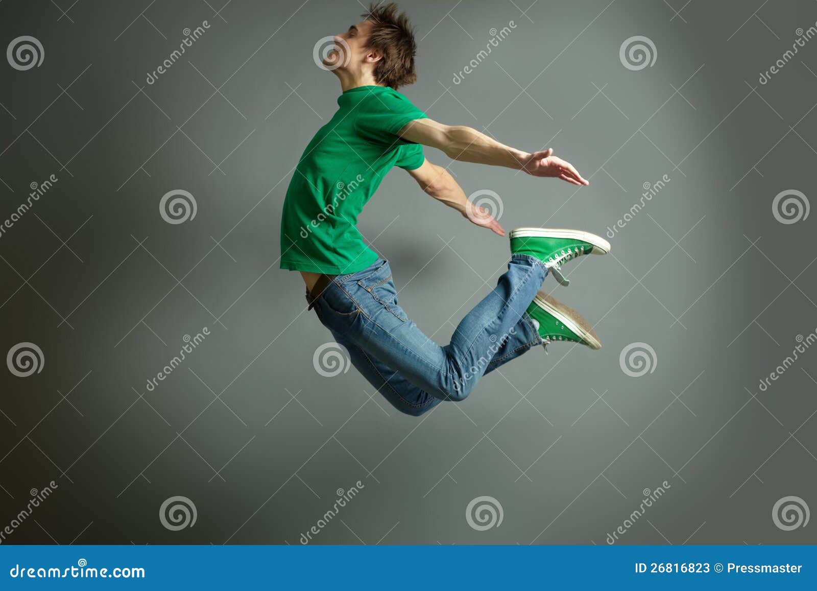 Jump and fly stock image. Image of happy, expression 26816823
