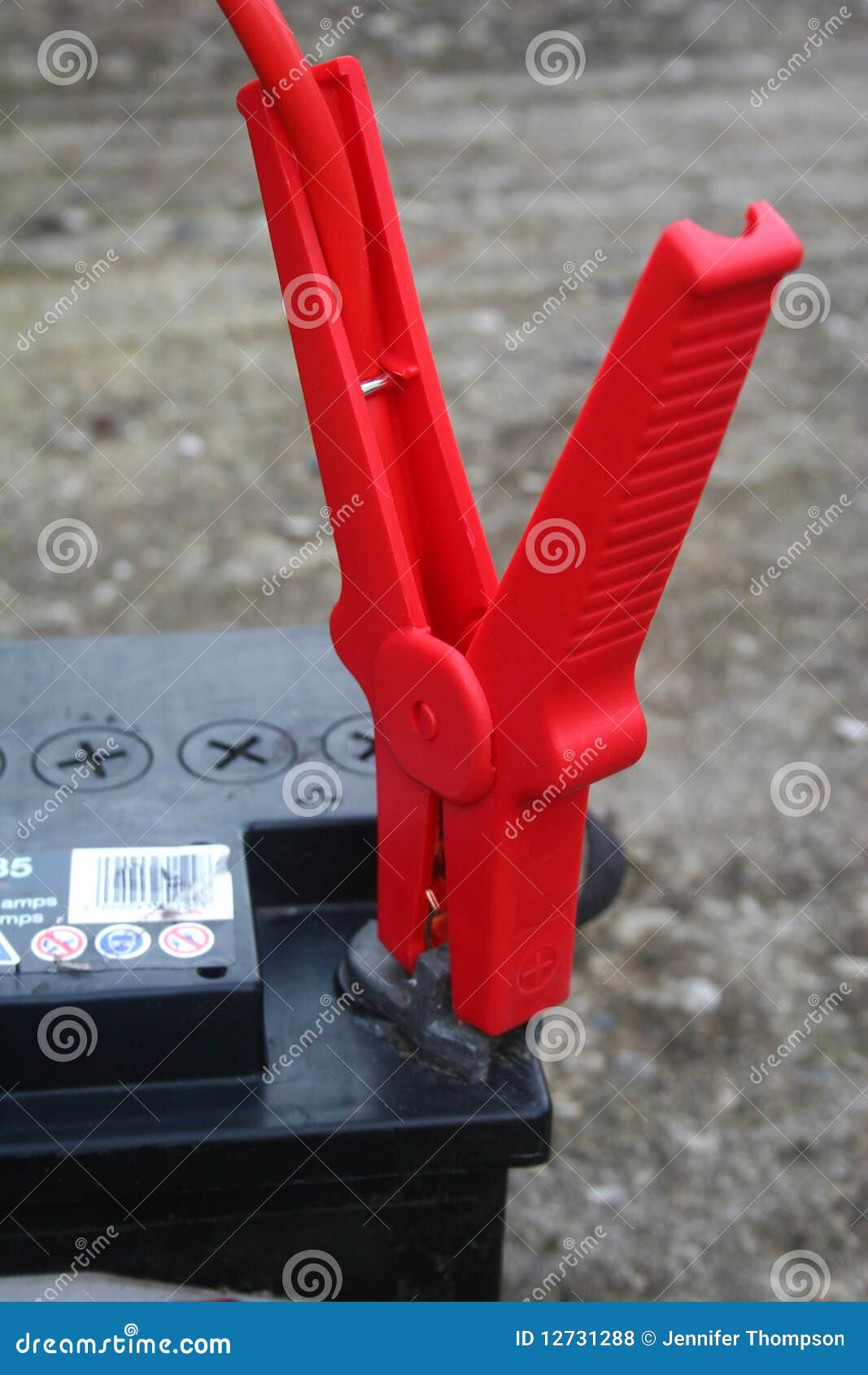 Jump lead stock photo. Image of positive, lead, boost 12731288