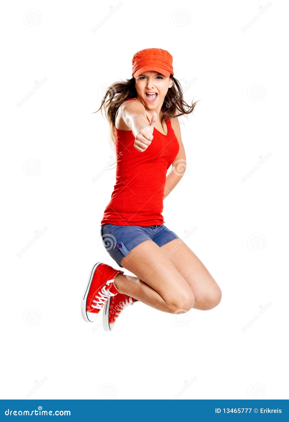 Jumping stock image. Image of cheerful, fresh, 13465777