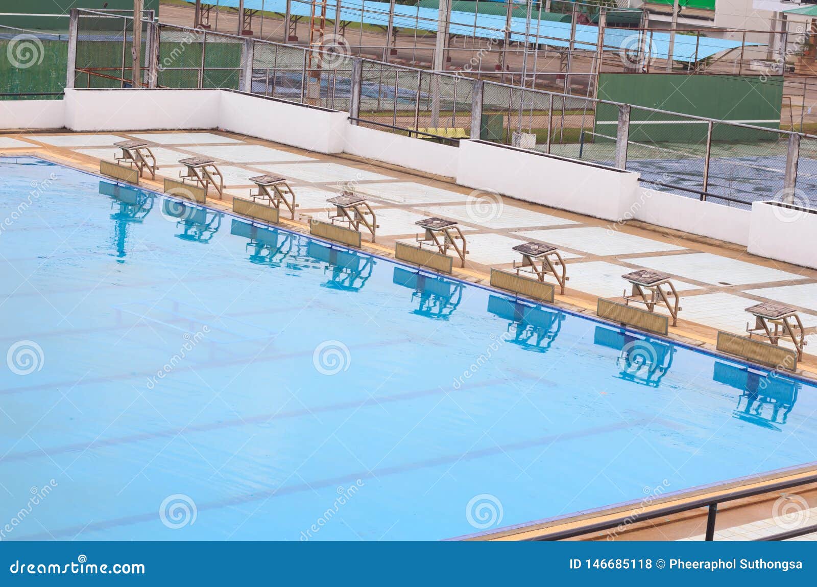 Jumping Competition Swimming Pool Editorial Stock Photo Image of