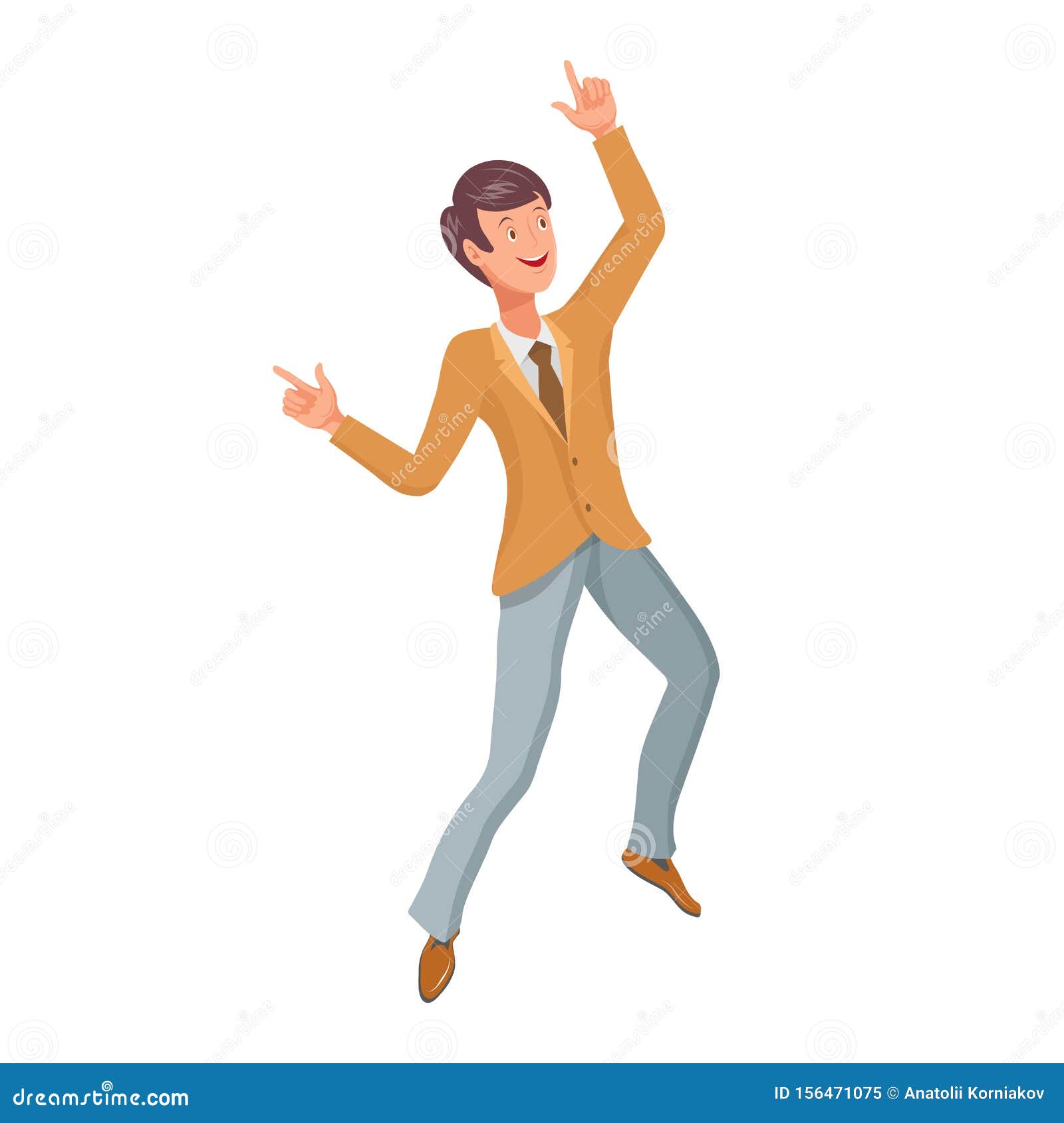 Jumping or Dancing Man. Cartoon Character. Party People. Cheerful Jumping Man. Smiling Happy Human Jumping Man Stock Vector - Illustration of excited, family: 156471075 Jumping or Dancing Man. Cartoon Character. Party People. Cheerful Jumping Man. Smiling Happy Human Jumping Man Stock Vector - Illustration of excited, family: 156471075