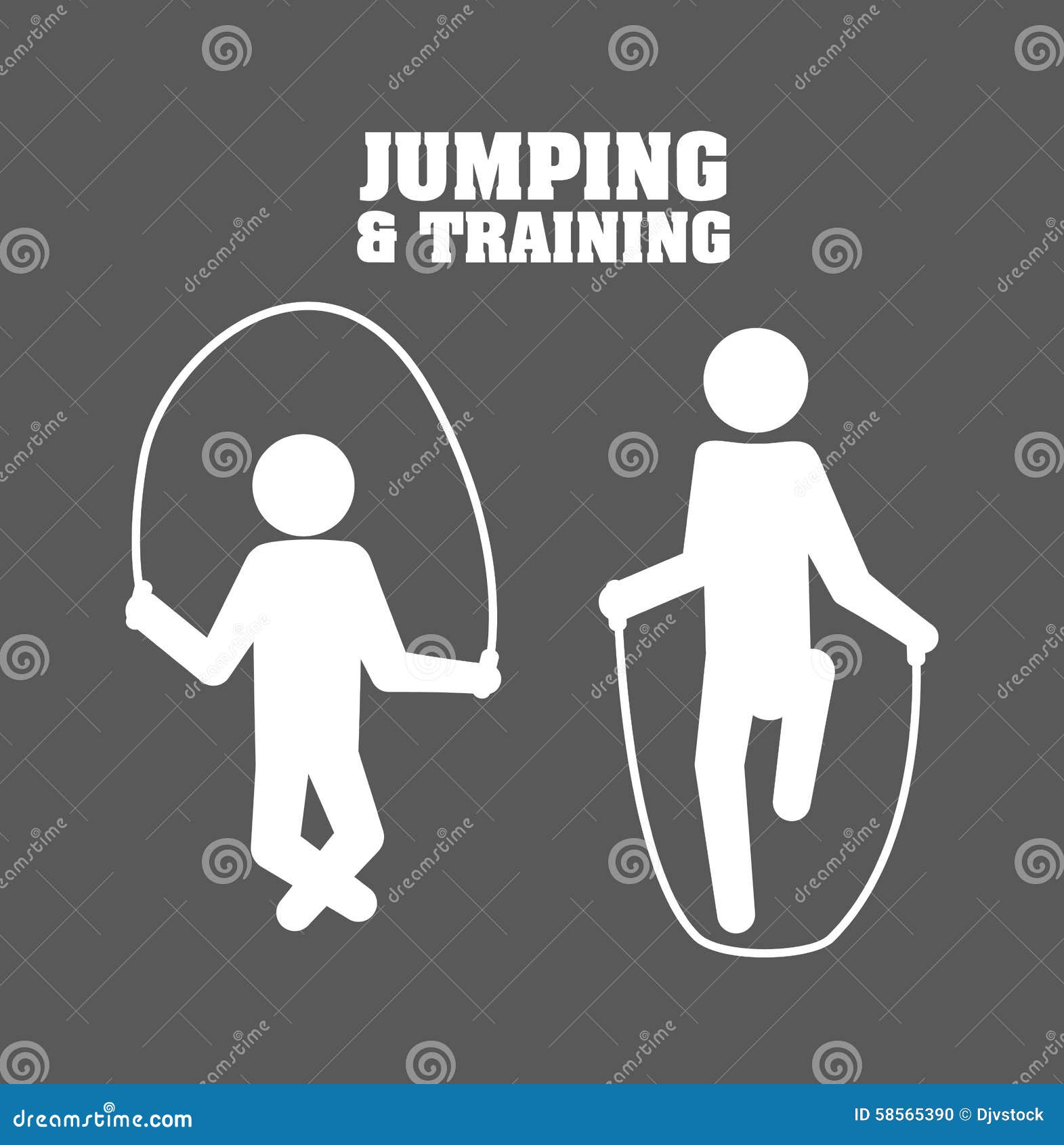 Jumping design stock vector. Illustration of fitness - 58565390