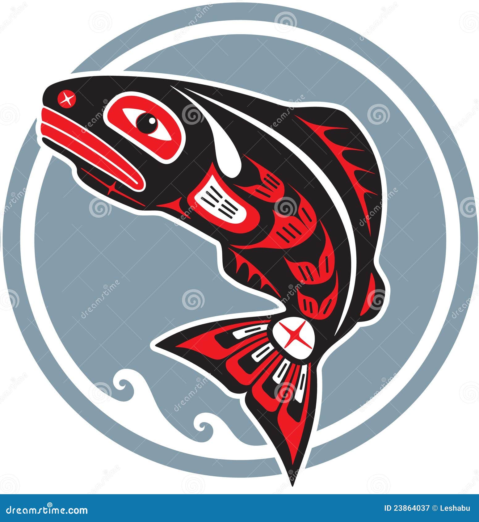 Premium Vector  Fish tribal tatoo