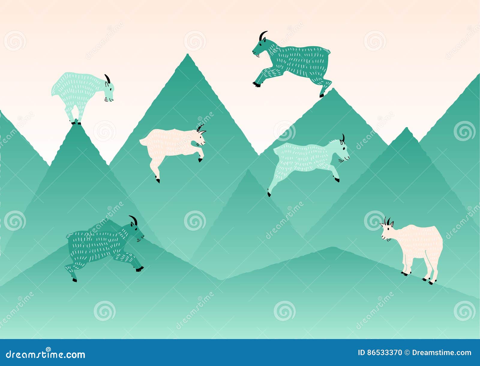 Download Jumping Goat Stock Illustrations 648 Jumping Goat Stock Illustrations Vectors Clipart Dreamstime