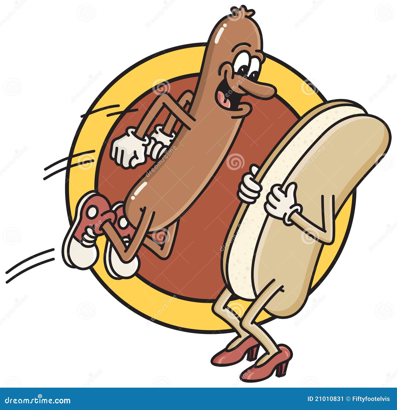 jumping hot-dog