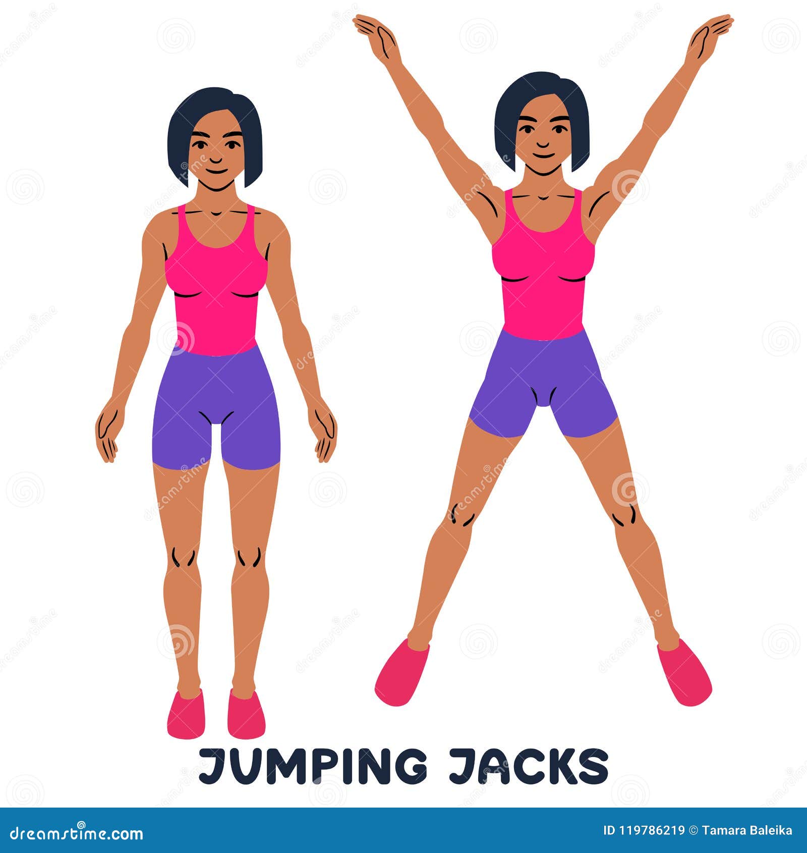 Jumping Jacks Photos and Images