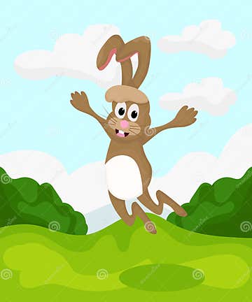 Jumping Rabbit Stock Vector Illustration Of Brand Bunny 287426588 Jumping Rabbit Stock Vector Illustration Of Brand Bunny 287426588