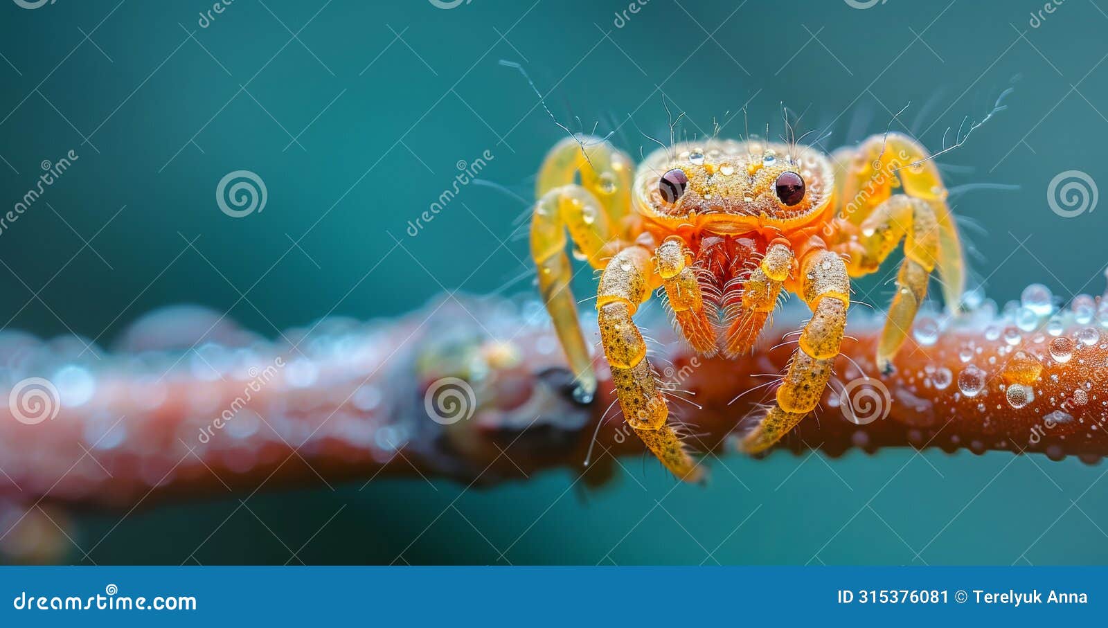jumping spider is type of arachnid that is commonly found
