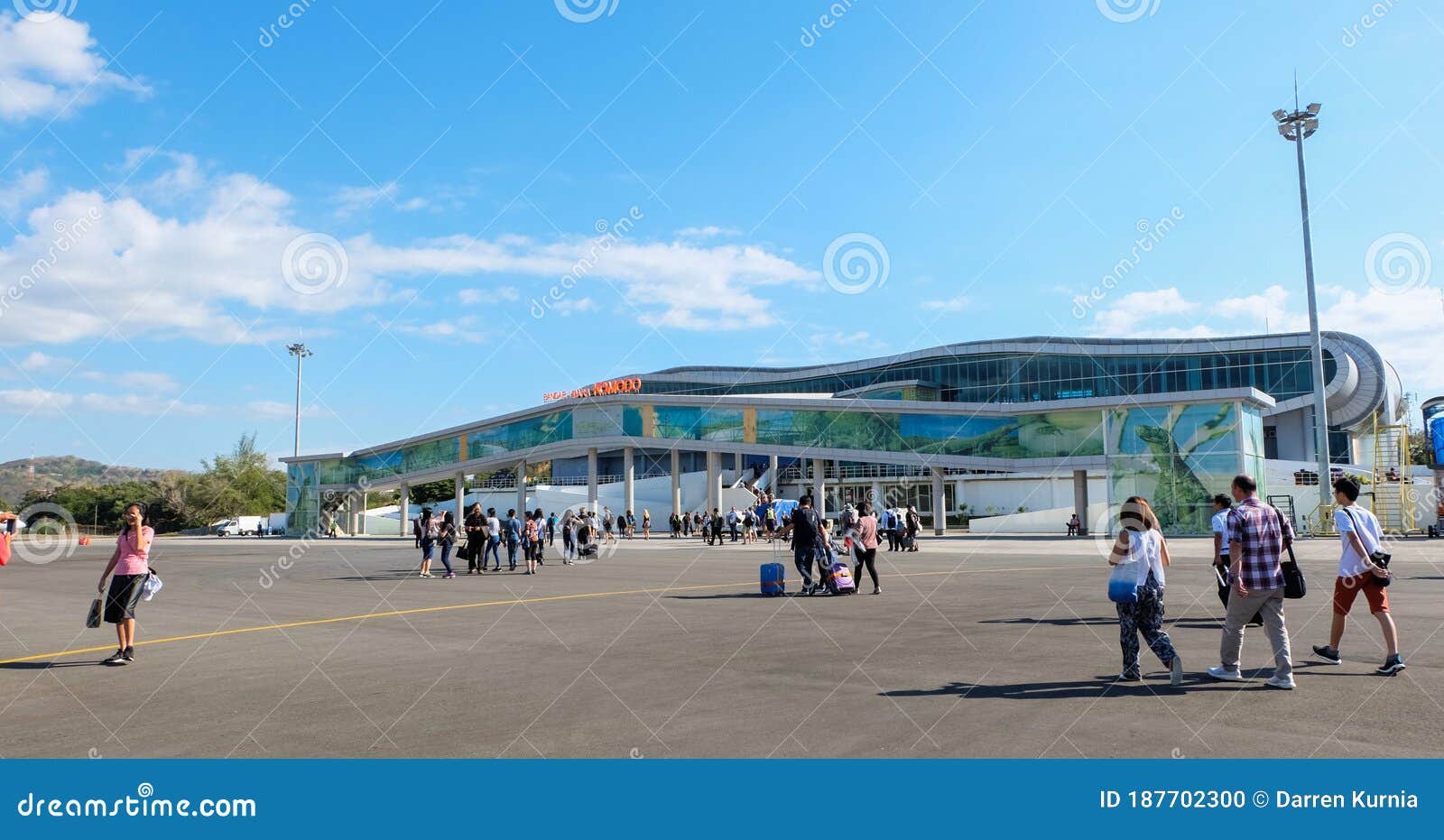 June 13, 2018 : Bandar Udara Komodo Or Komodo Airport In Labuan Bajo