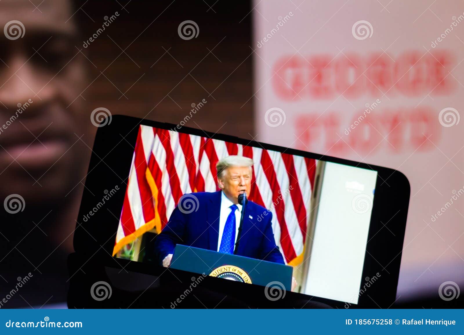 June 5, 2020, Brazil. In This Photo Illustration Speech By ...