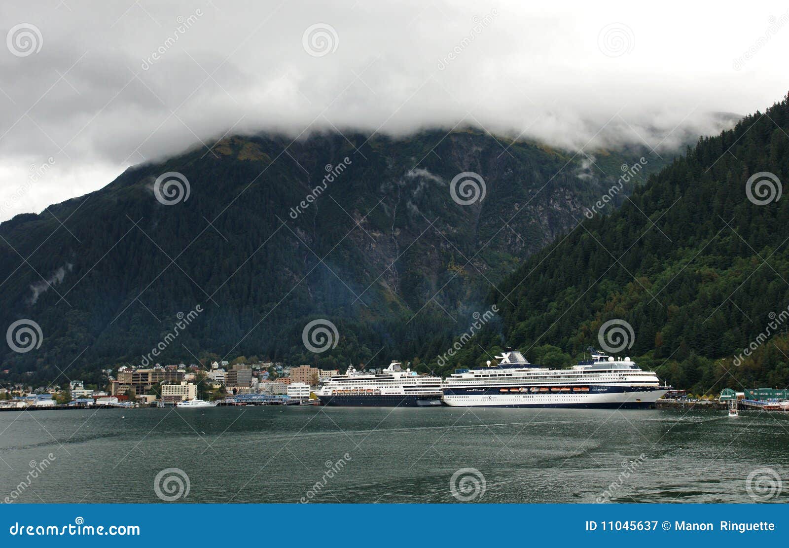 Juneau Waterfront editorial photography. Image of alaska 11045637