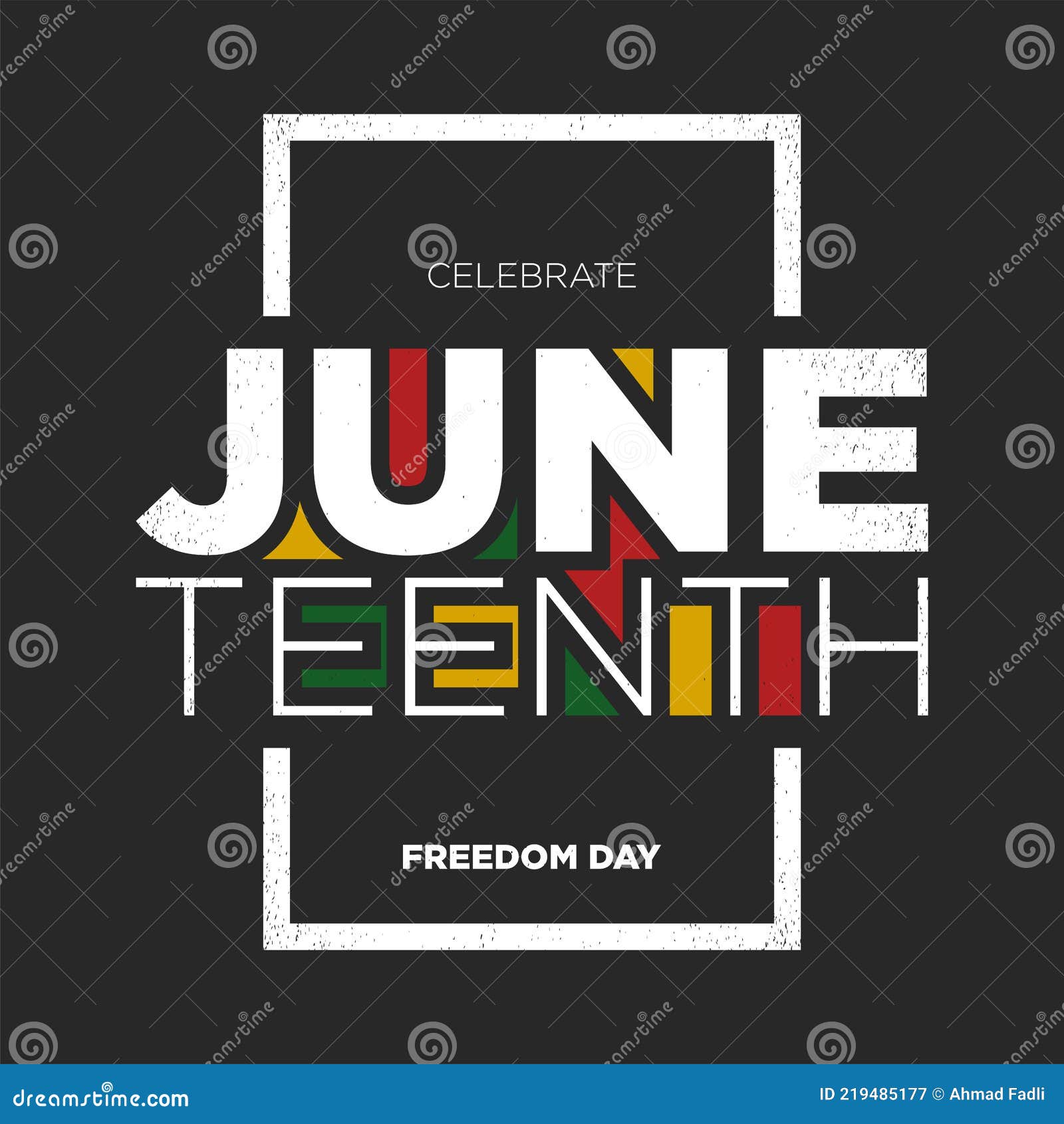 juneteenth freedom day background .  