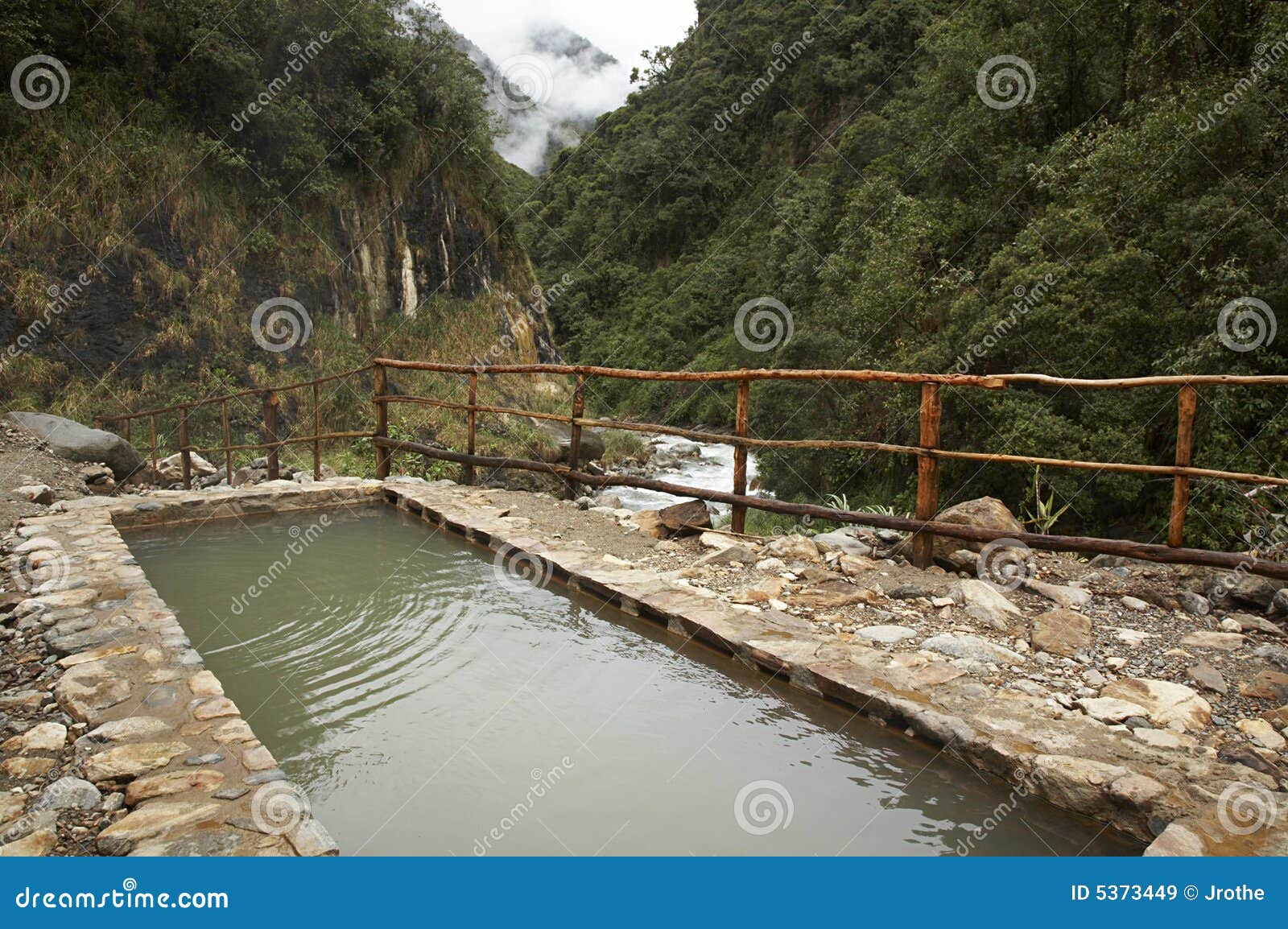 jungle hot spring