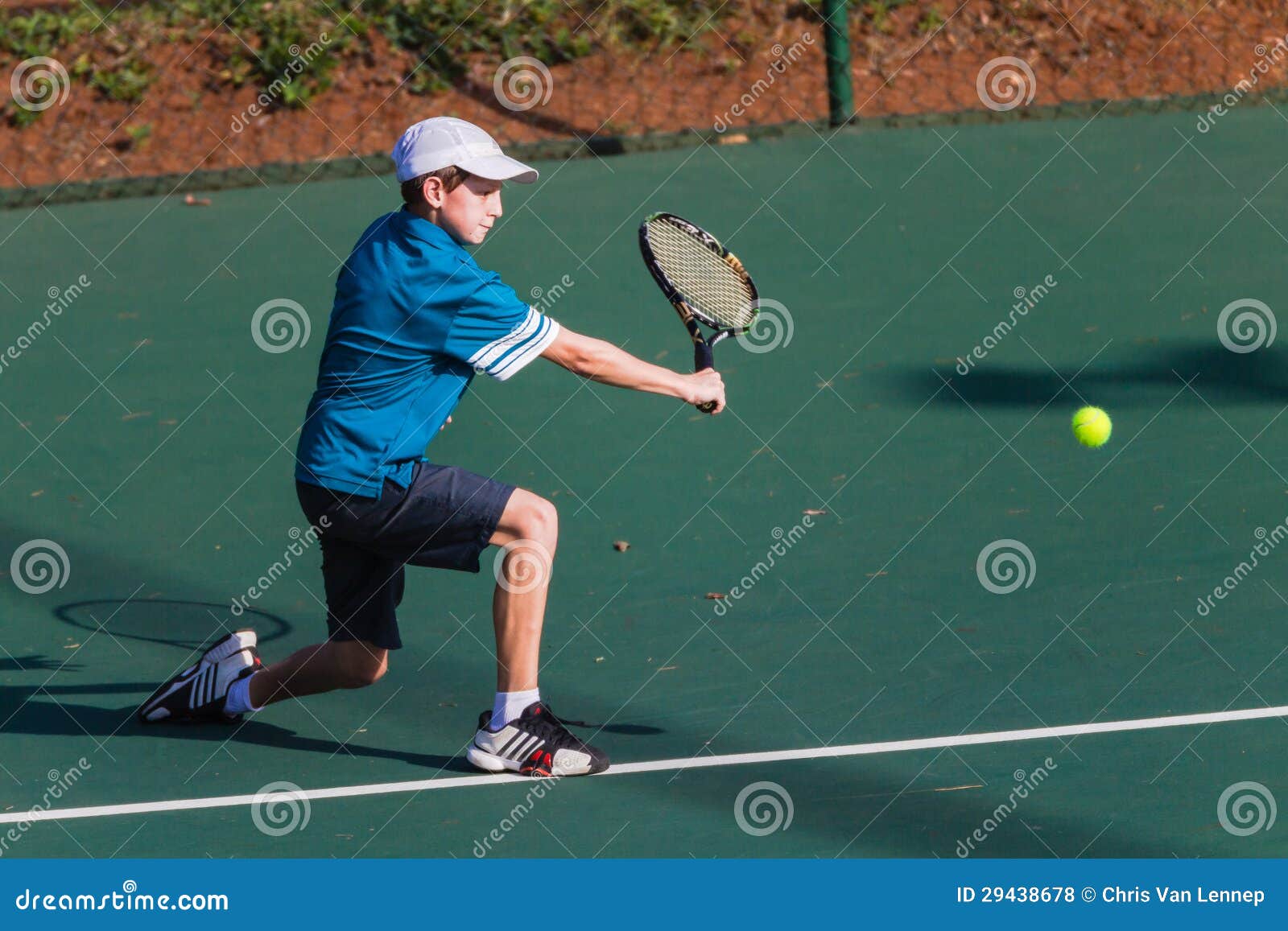 Junior Boy Playing Tennis Editorial Stock Photo Image 29438678