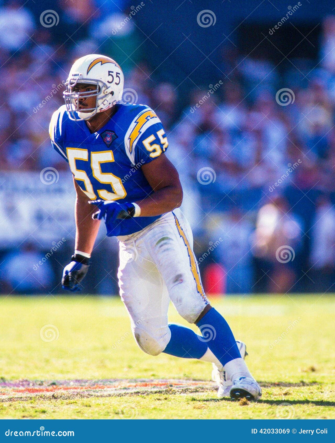 Junior Seau San Diego Chargers Editorial Stock Image - Image of diego,  junior: 42033069