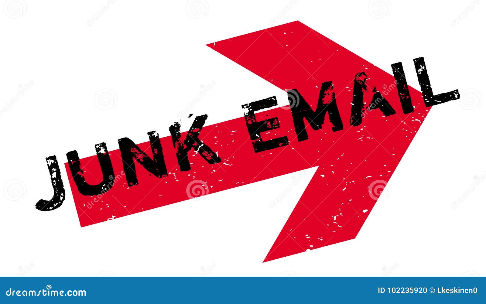 Junk Email rubber stamp stock vector. Illustration of icon 102235920