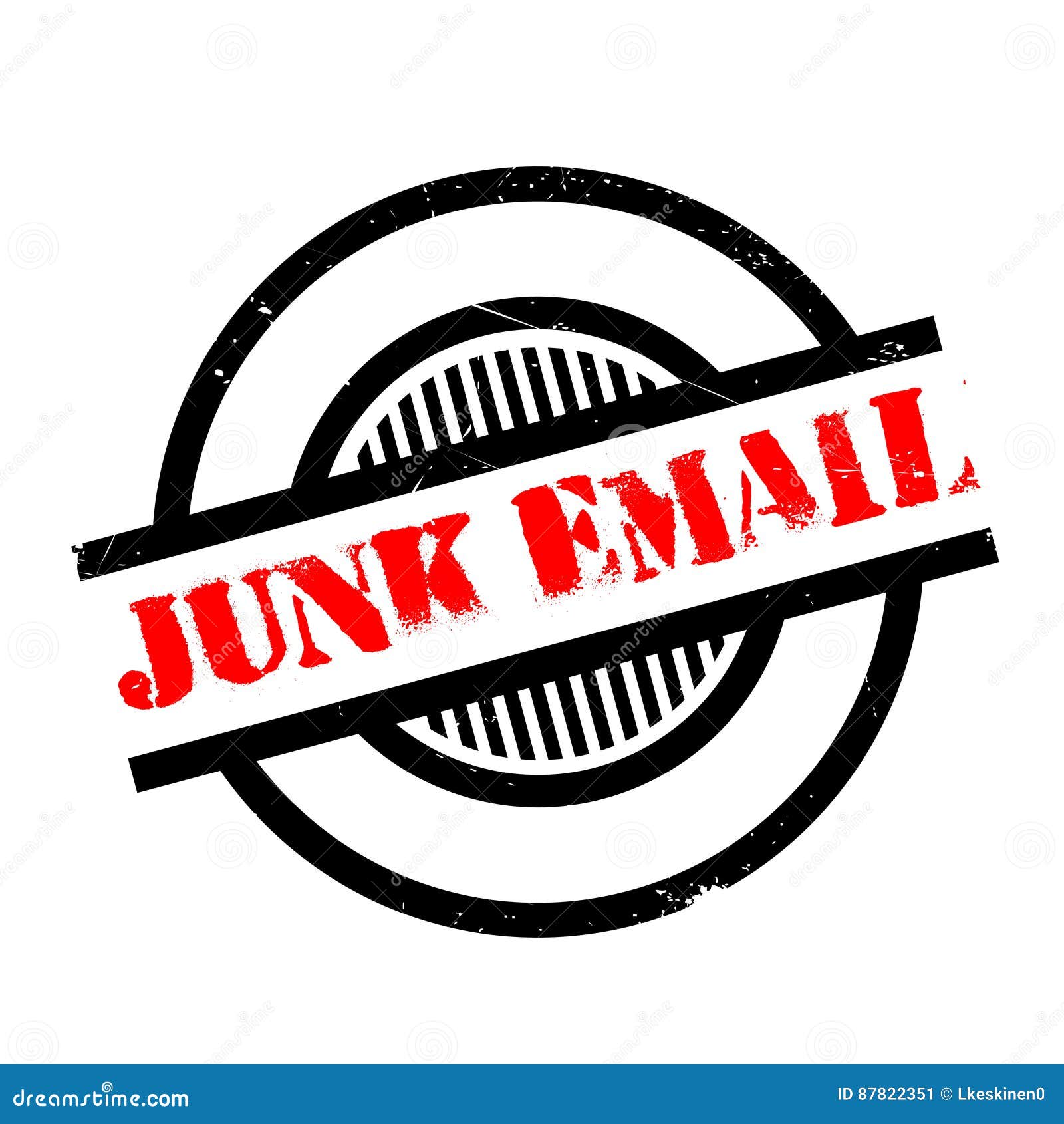Junk Email rubber stamp stock vector. Illustration of illustrative 87822351