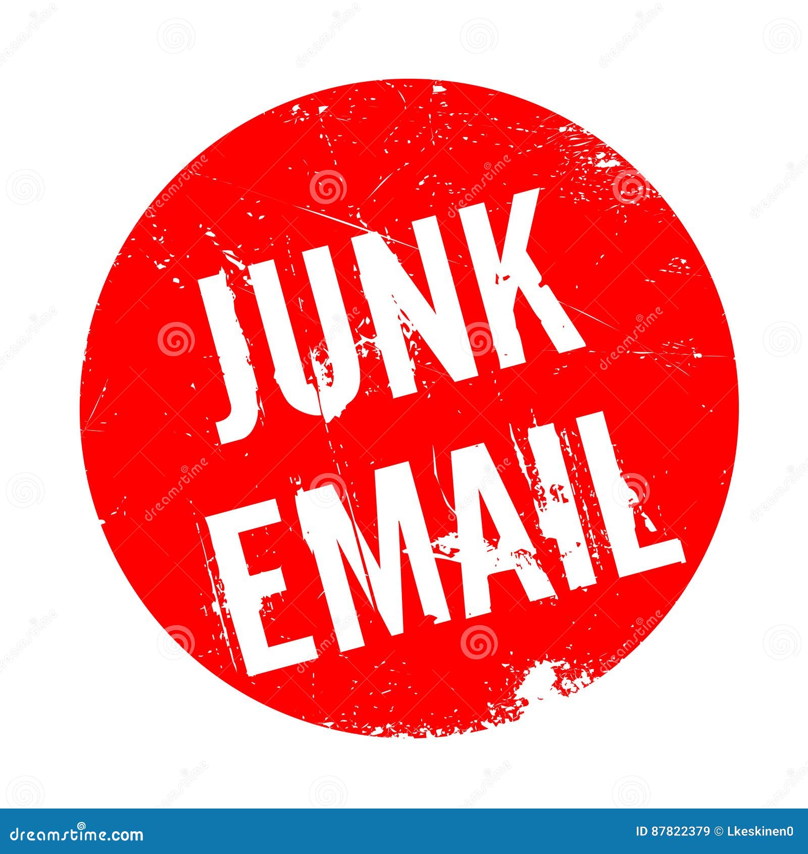 Junk Email rubber stamp stock vector. Illustration of email 87822379