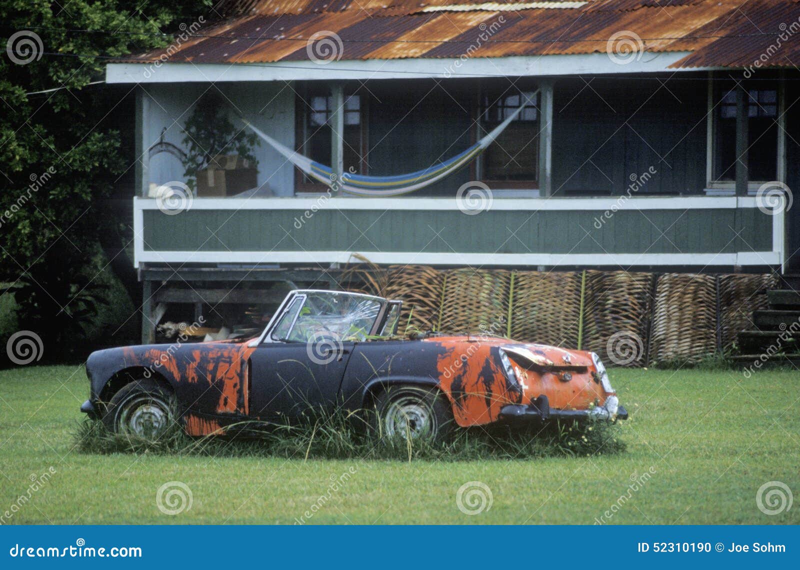 A Junk Sports Car Decaying in Hawaii Editorial Image Image of abandoned, automobile 52310190