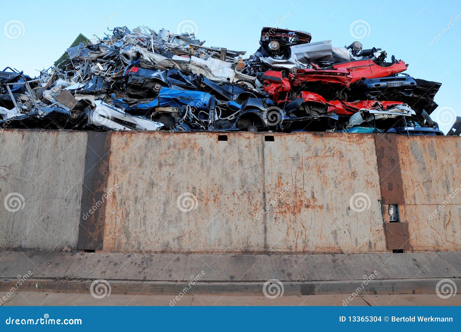 Junkyard stock photo. Image of disposal, industry, life 13365304