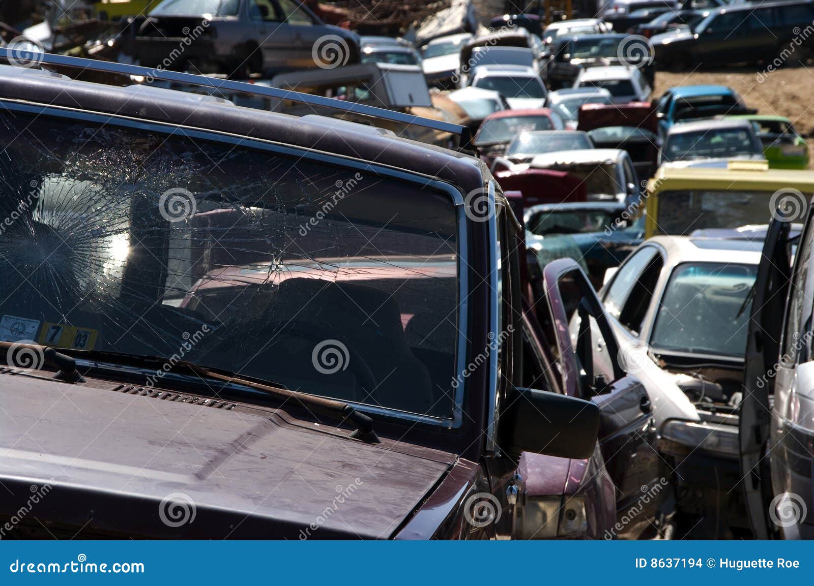 Junkyardbrokenglass stock photo. Image of disposal, damaged 8637194