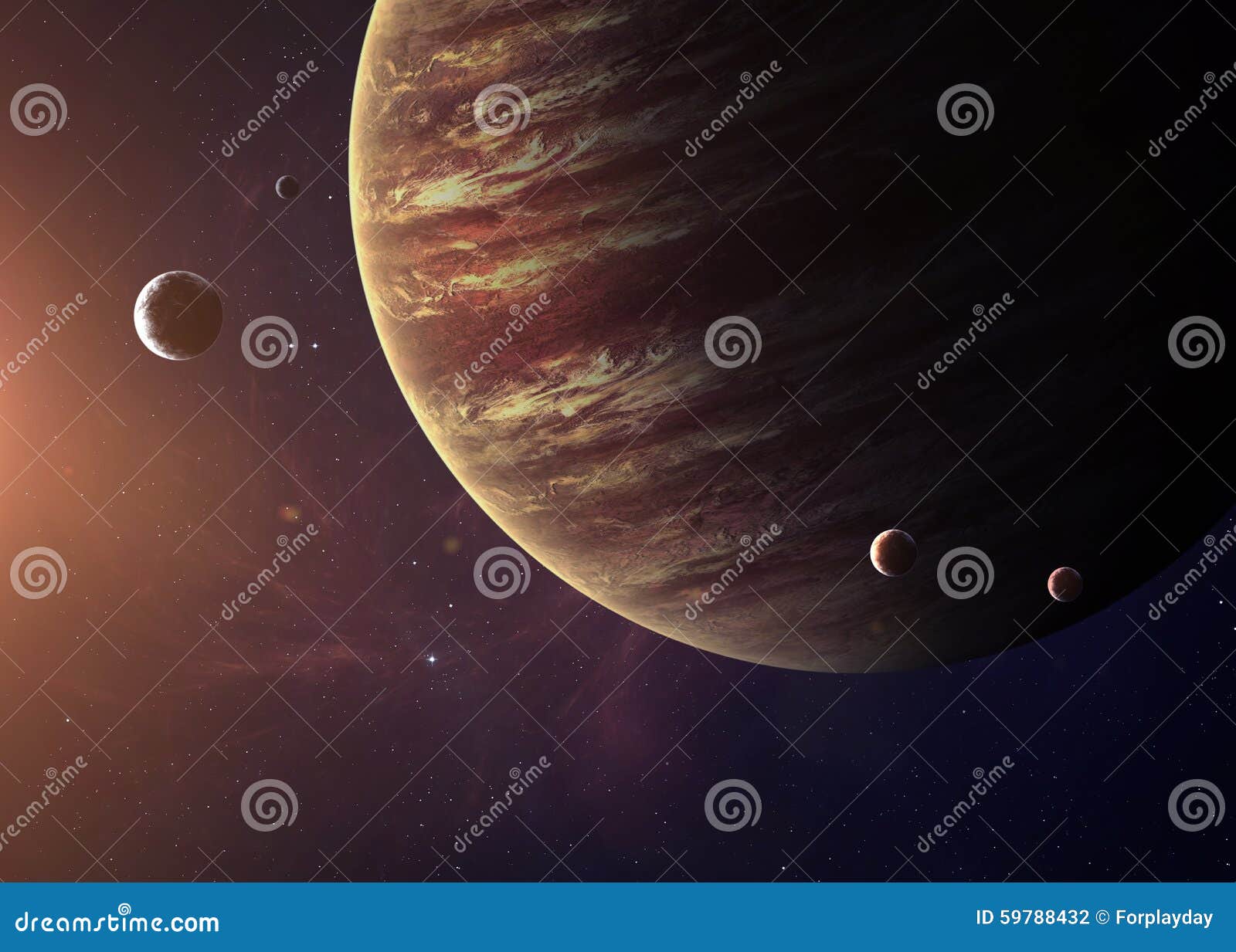 the jupiter shot from space showing all they