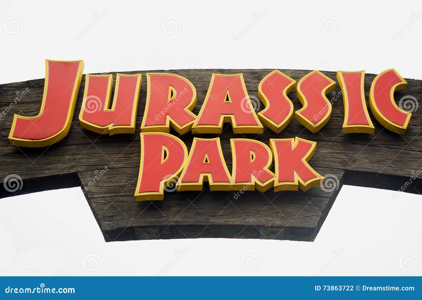 Jurassic Park Ride At Universal Studios Hollywood Editorial Image